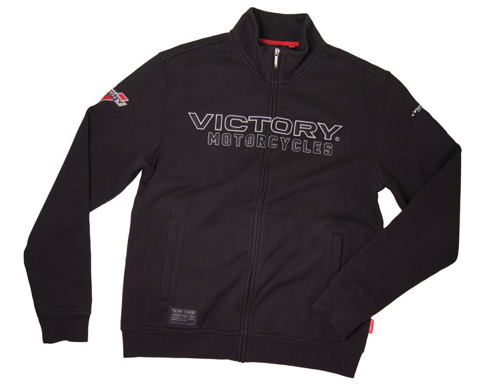 Mens Zip Thru 1 - Black | Victory Motorcycles