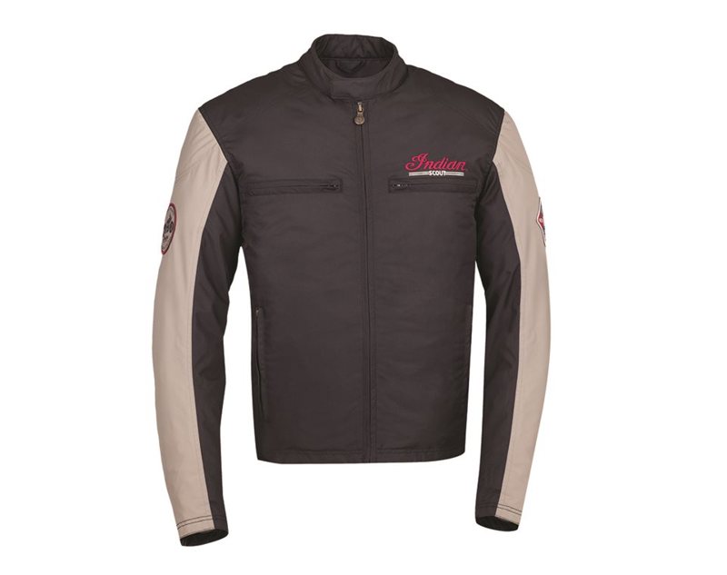Men S Casual Lightweight Scout Jacket Black Indian Motorcycle