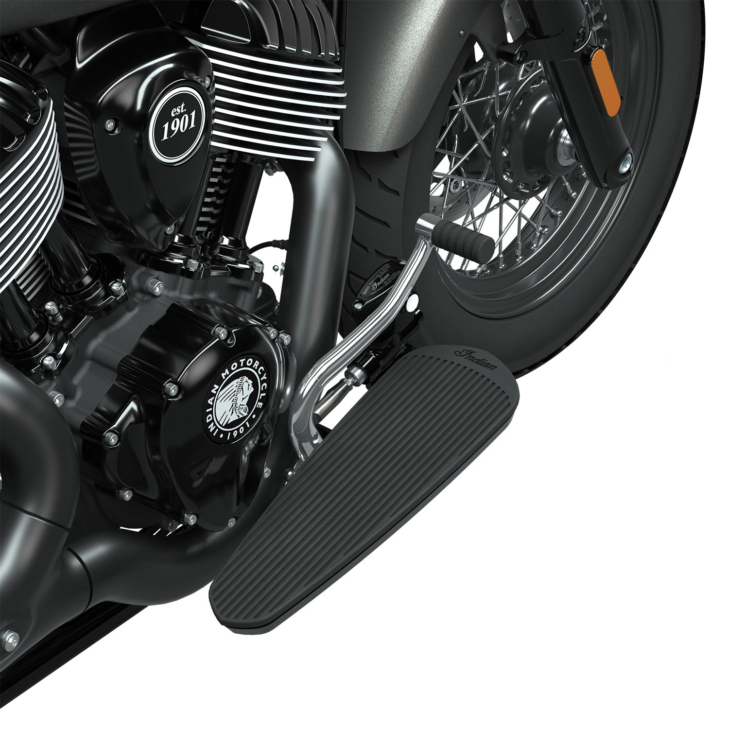 Forward Foot Controls with Floorboards, Cruiser Black