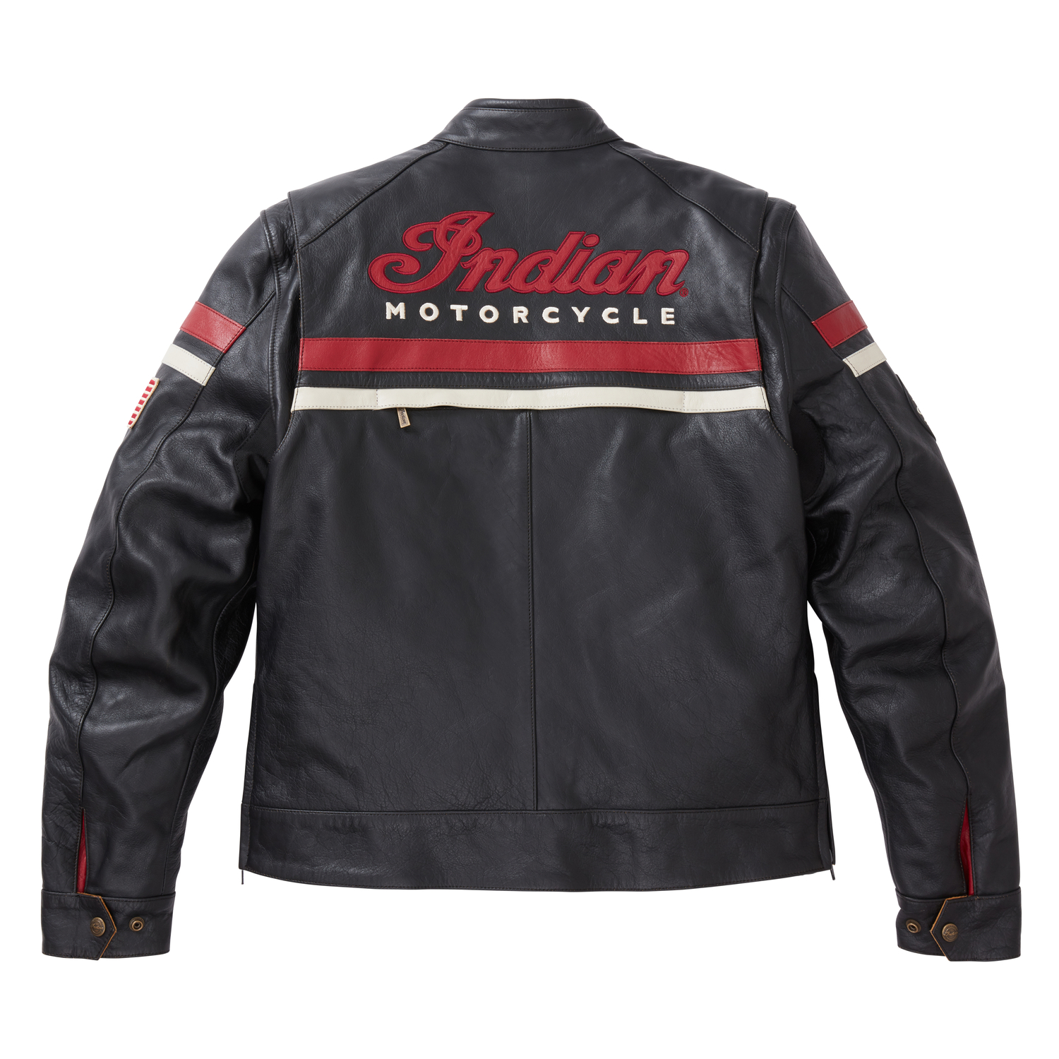 Indian Motorcycle Jacket Merino Wool Knit Full Zip Sweater