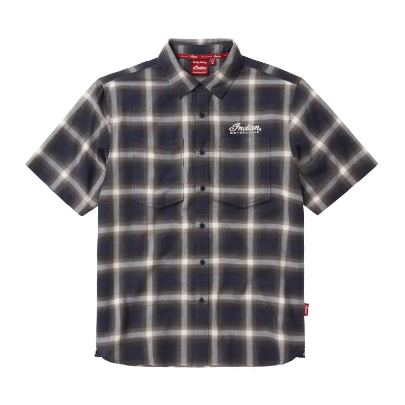 indian motorcycle button up shirt