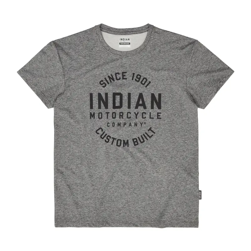 skræmt Amerika Lavet til at huske Men's Athlete T-Shirt, Grey | Indian Motorcycle