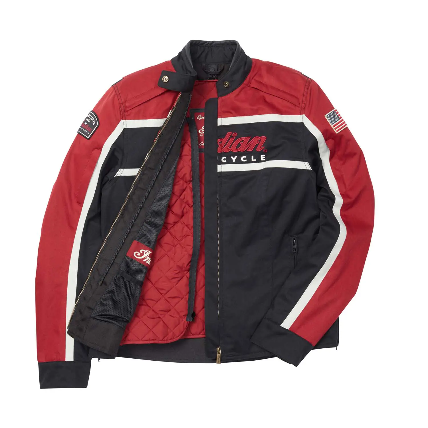 Women's Black Hills Jacket, Black Indian Motorcycle