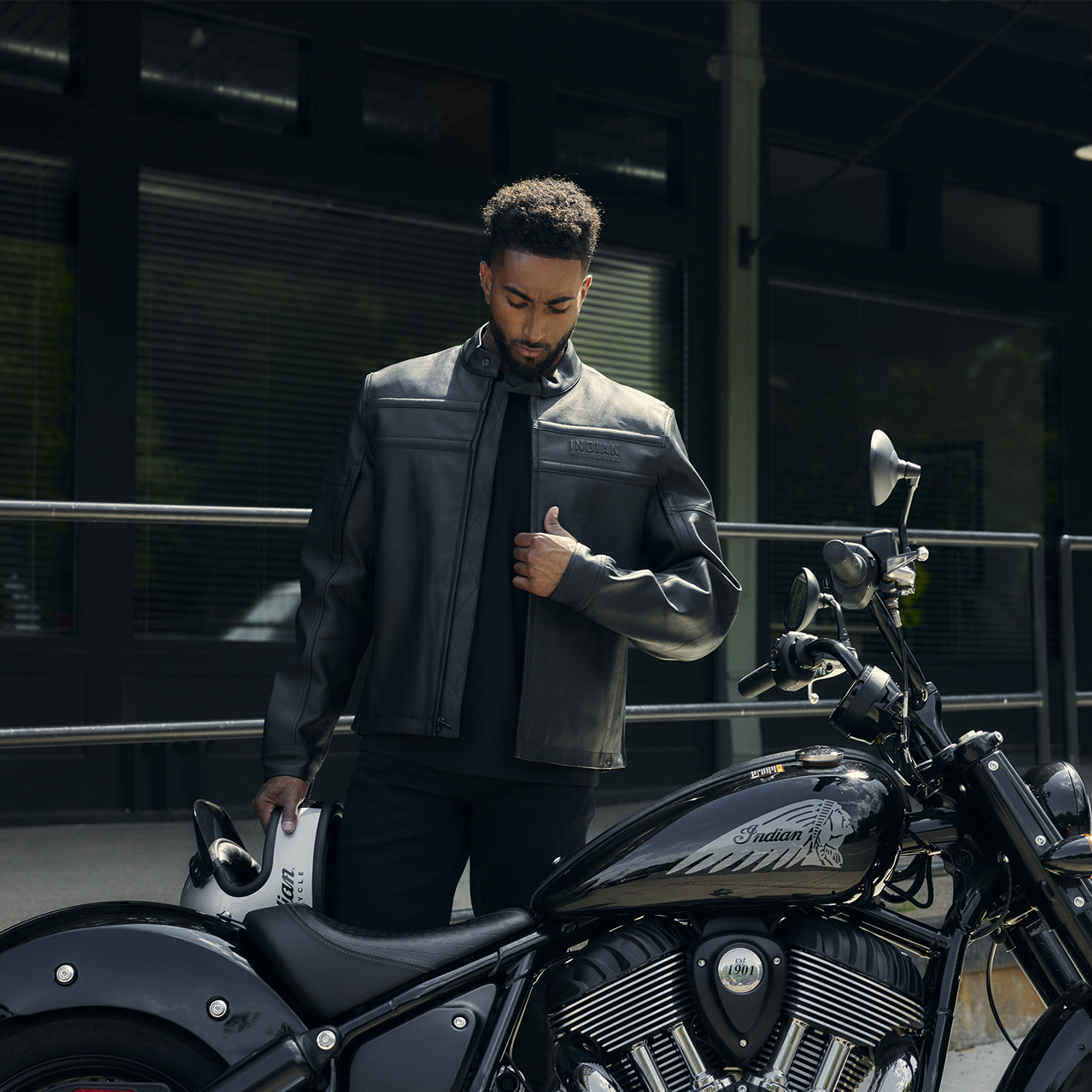 Men's Beckman Jacket 2, Black | Indian Motorcycle FR-CA