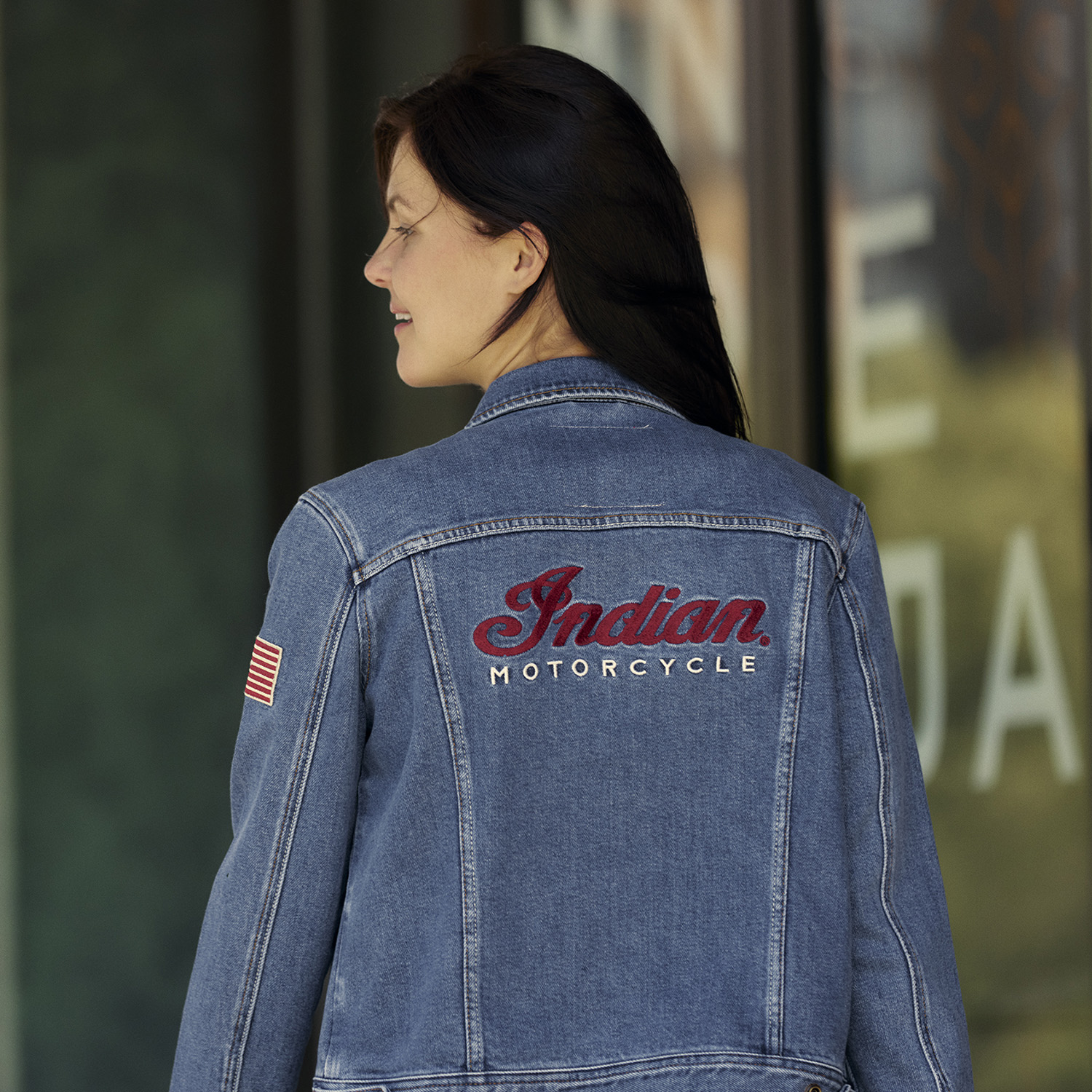 Women's Denim Jacket, Blue | Indian Motorcycle