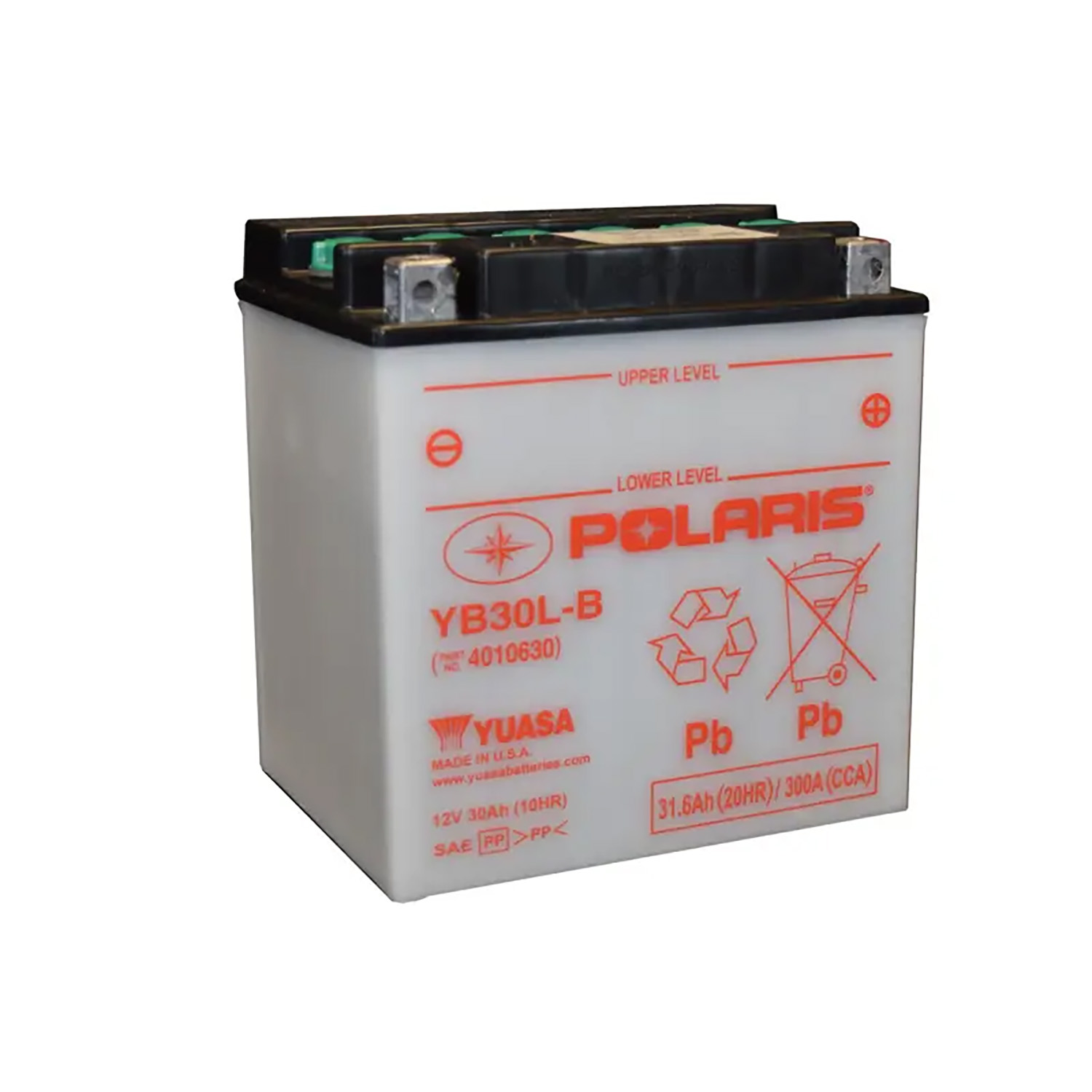 Battery YB30L-B, Part 4010630 | Polaris Sportsman
