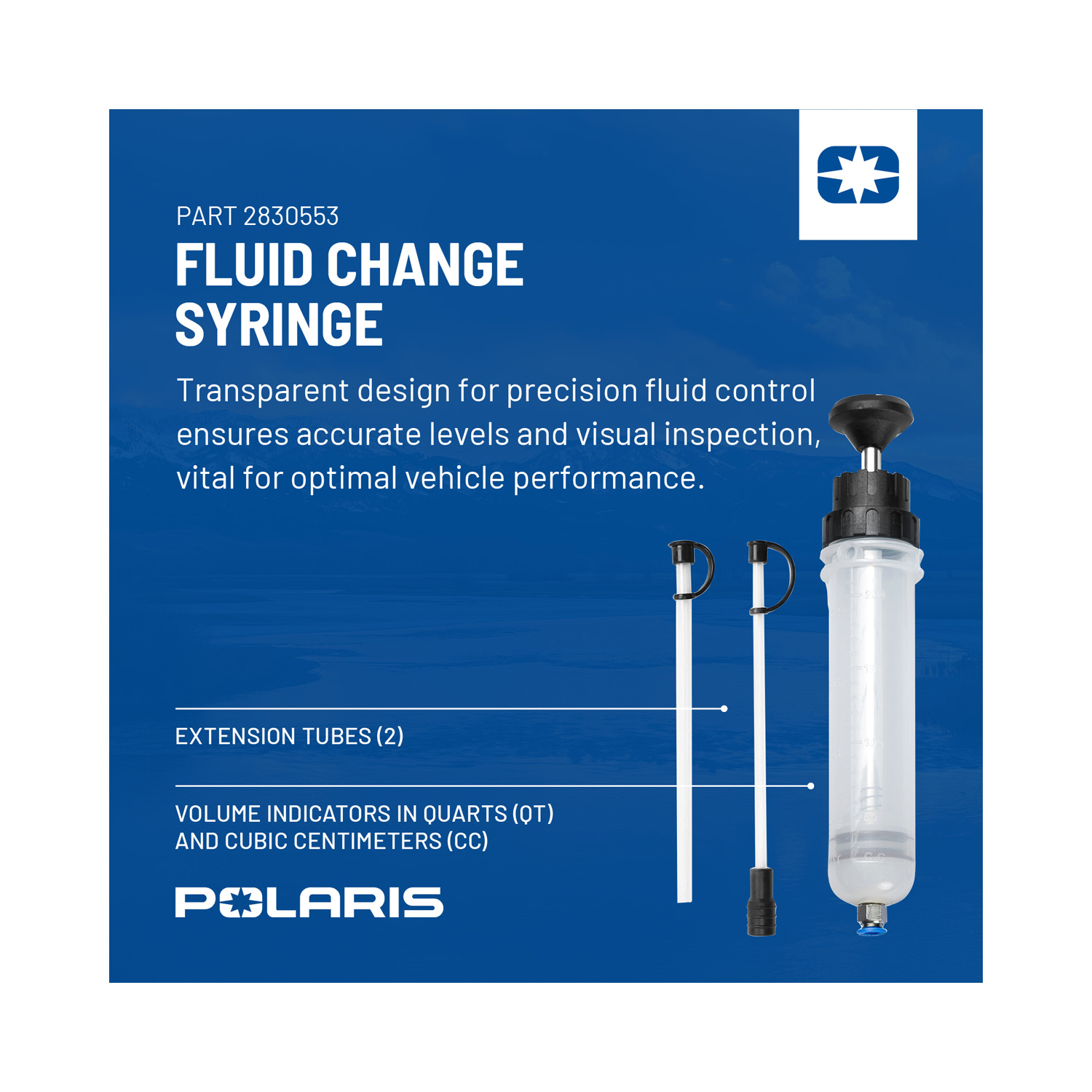 Fluid Change Syringe, Part 2830553 | Indian Motorcycle