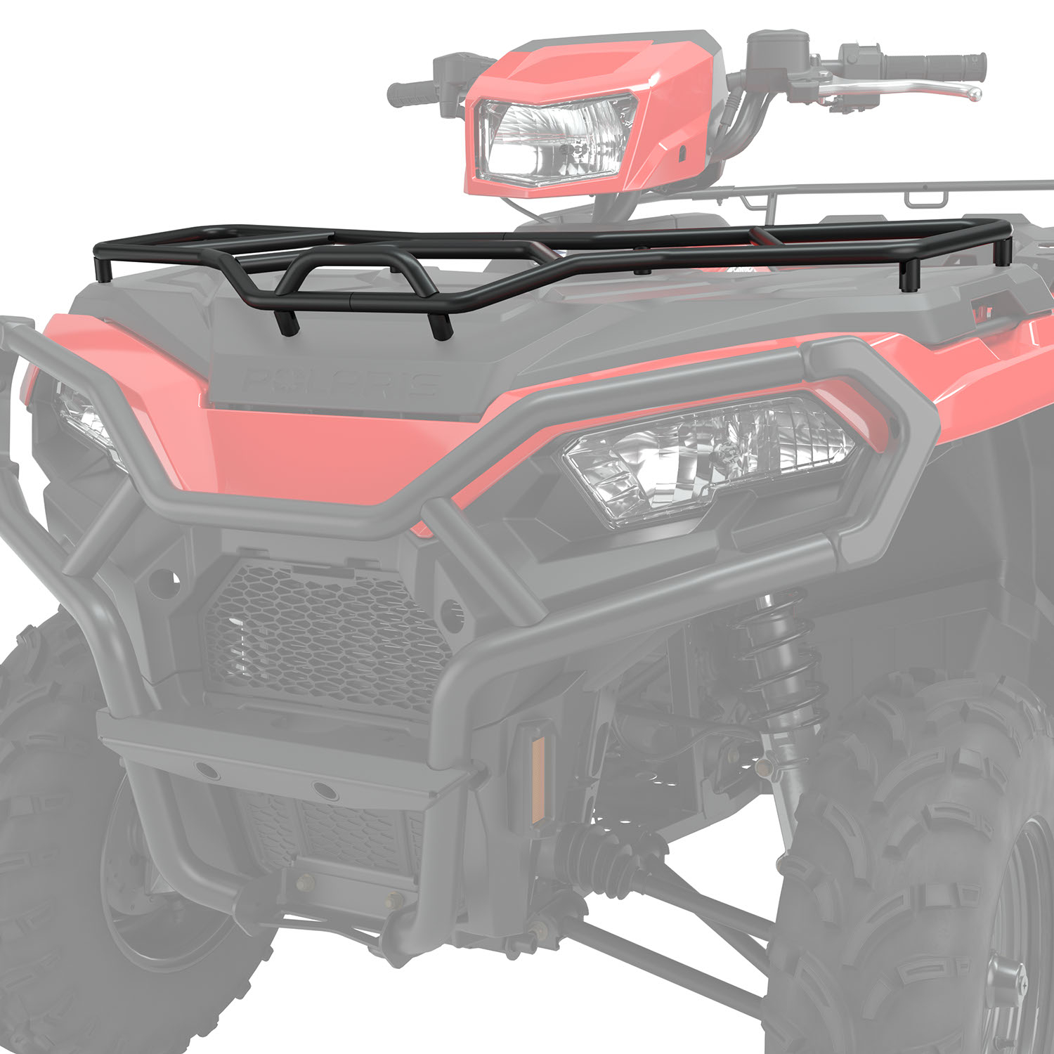 2021-2022 Accessories SAUTVS Front Steel Heavy Duty Rack Extender for Polaris Sportsman 570 450 H.O Replace #2884842 Front Rack Extender for Polaris Sportsman 570 450 