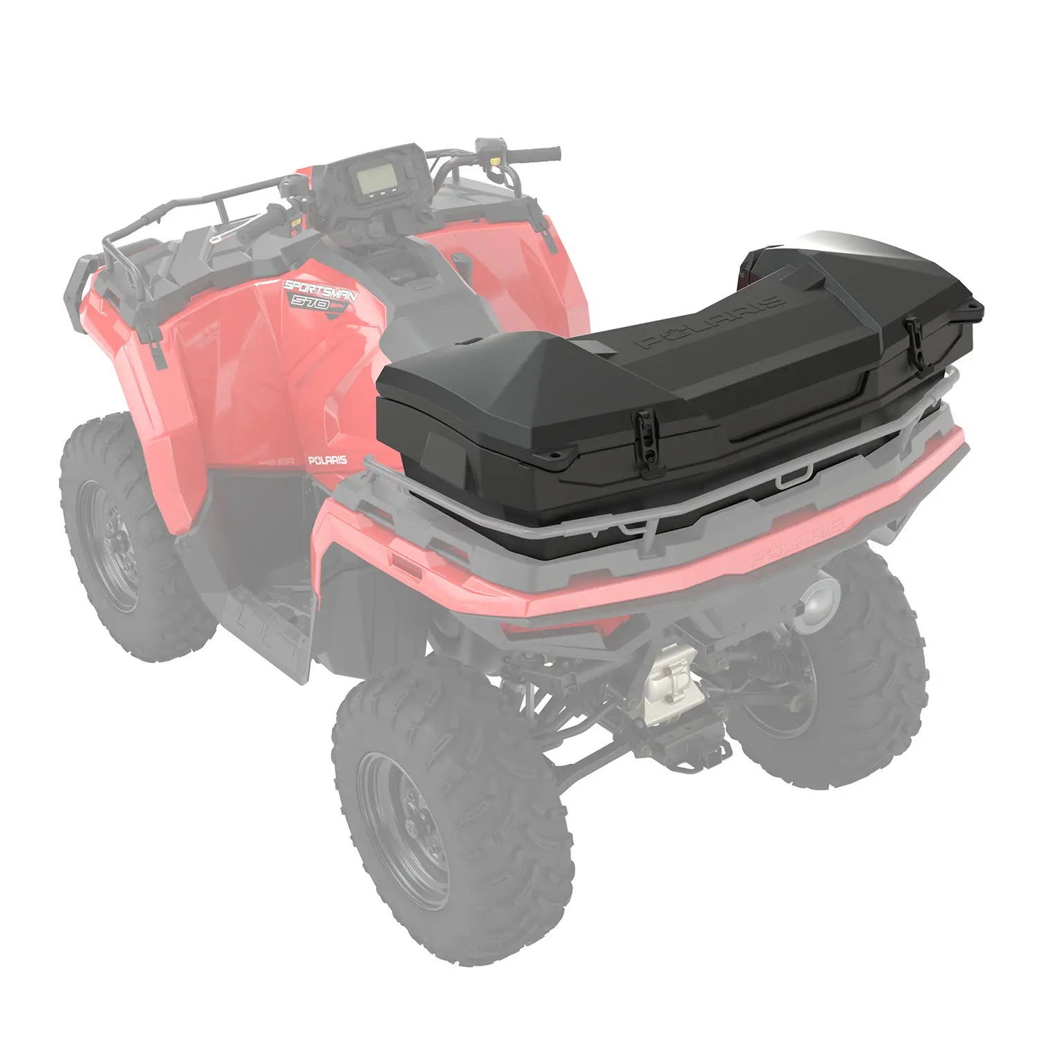 Lock & Ride hátsó zárható tárolódoboz Sportsman ATV-hez - 1. kép a 9-ből
