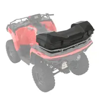 Moose Outdoorsmen Atv Rear Passenger Seat Rack Cargo Storage Trunk Box Luggage Ebay