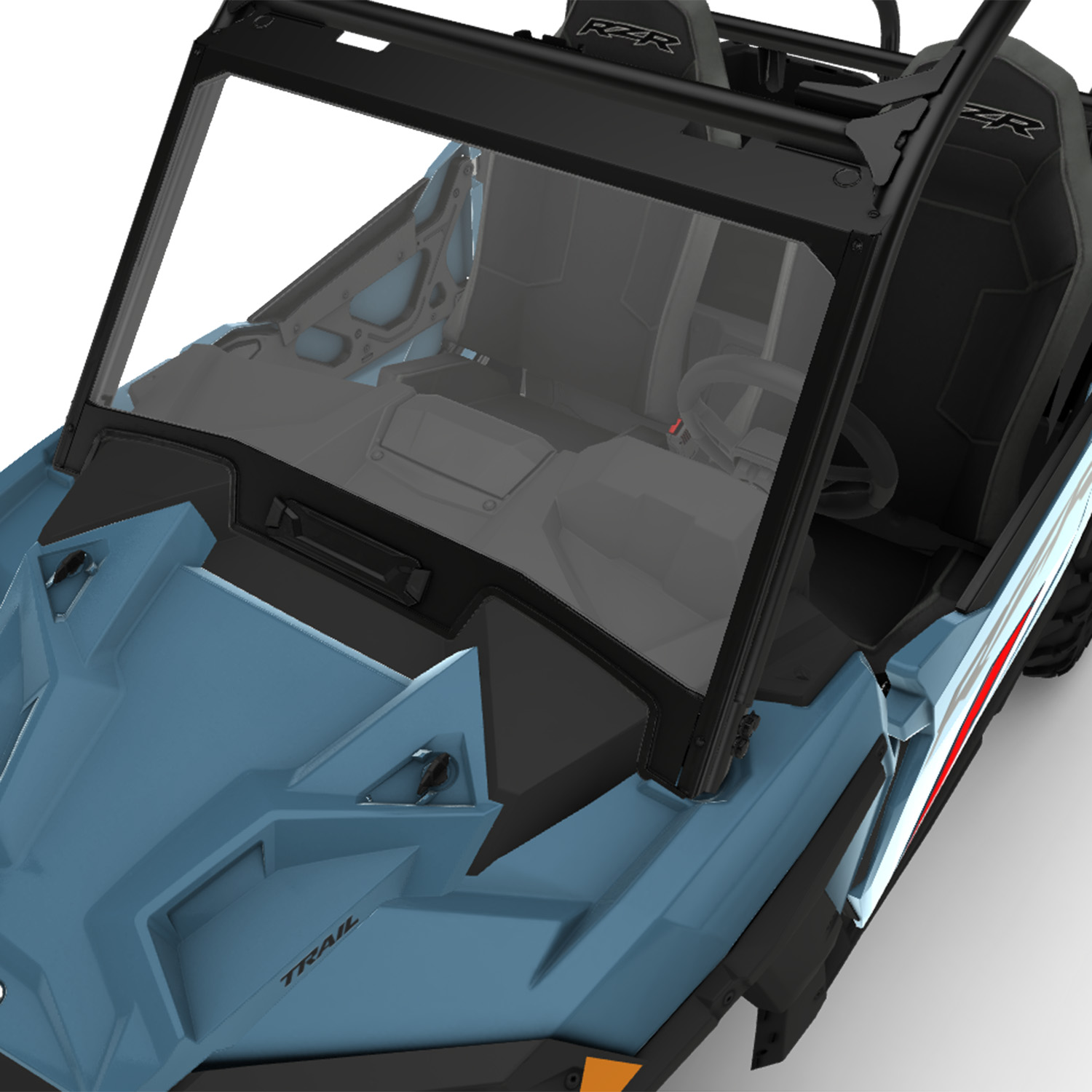 Full Vented Windshield - Glass | Polaris RZR