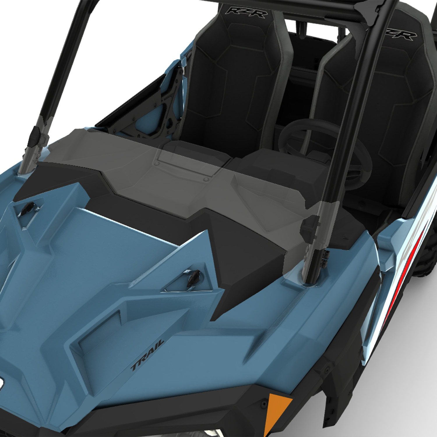 【2024年】お歳暮ギフト Lock & Ride Half Windshield - Hard Coat Poly | Polaris RZR その他
