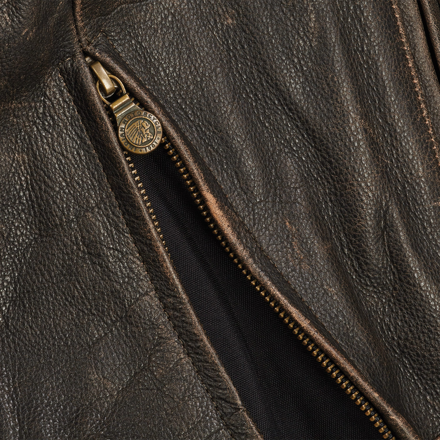 Men's Leather Classic Riding Jacket with Removable Lining
