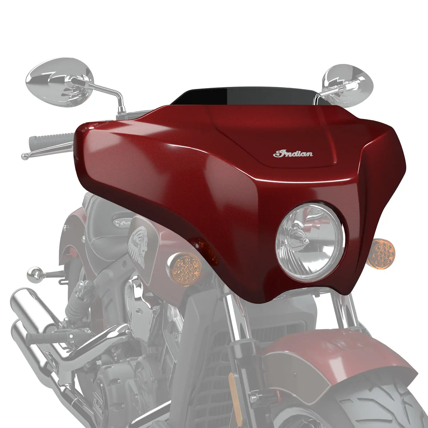 Quick Release Fairing, Maroon Metallic Indian Motorcycle