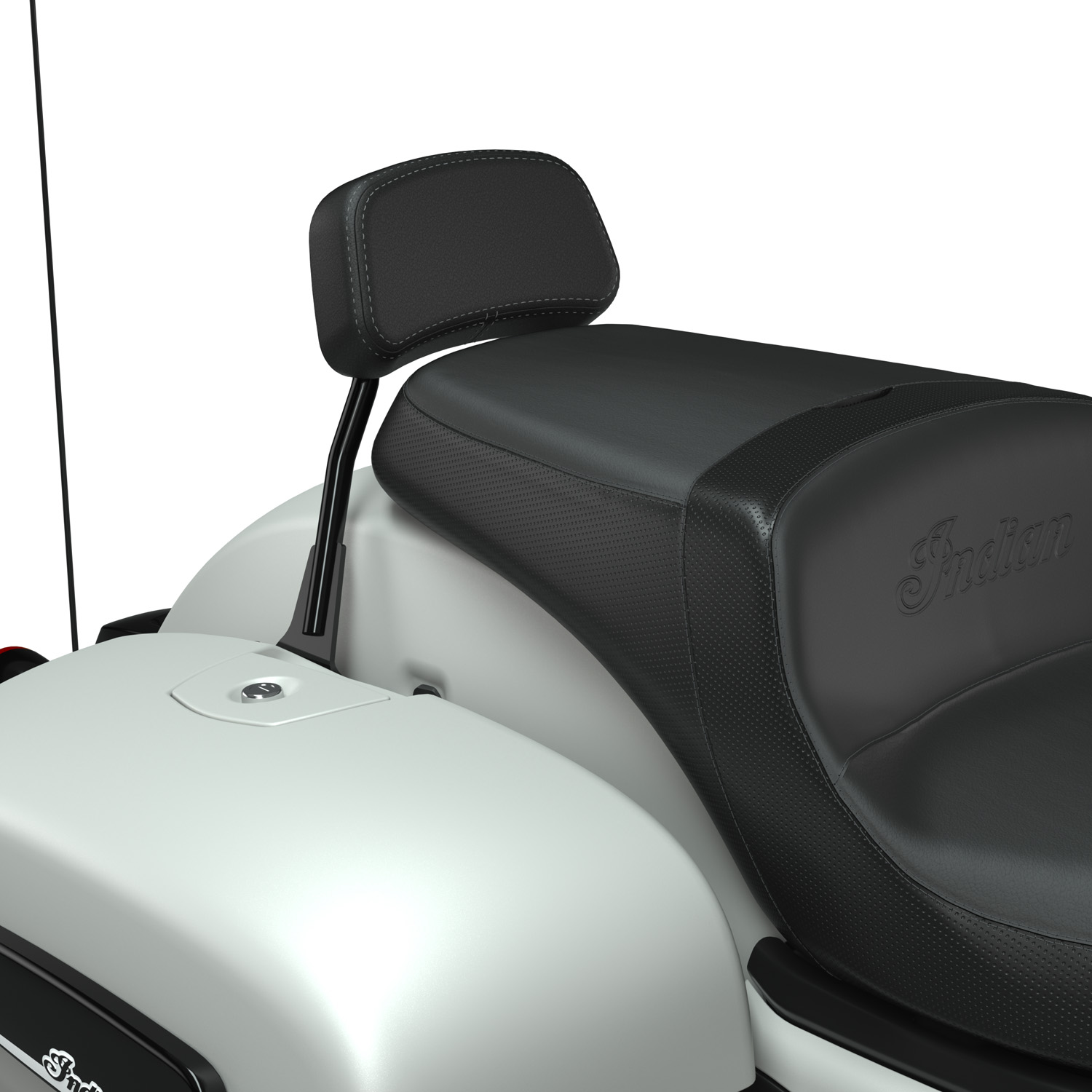 Low Profile Passenger Pad, Black | Indian Motorcycle