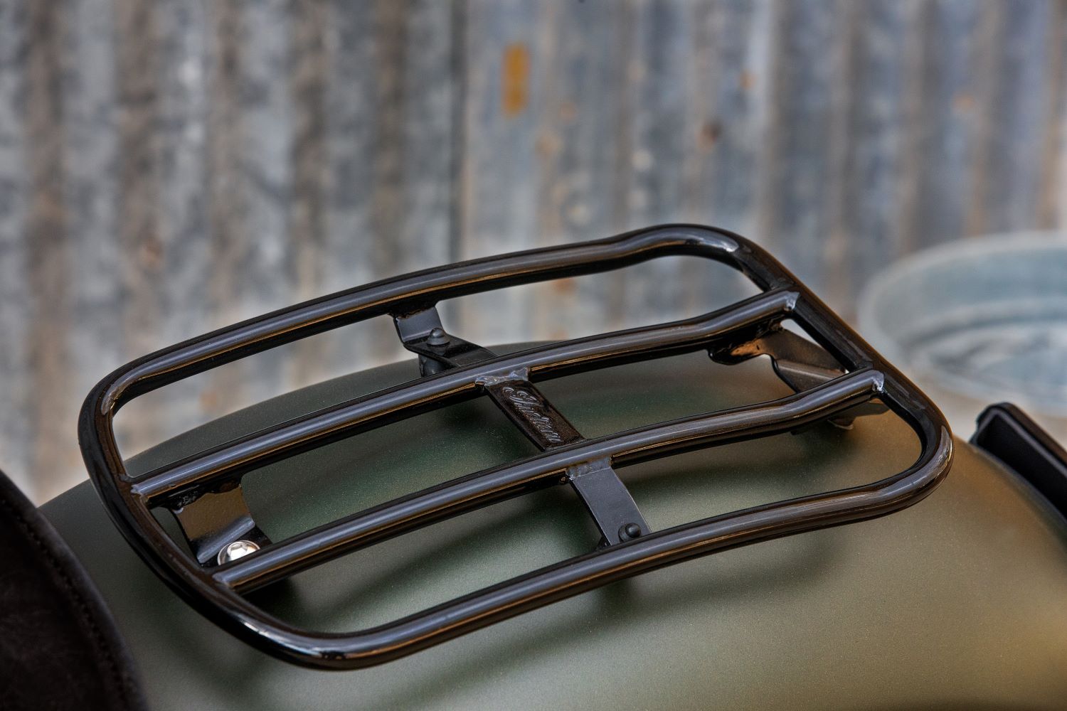 Solo Rack, Thunder Black | Indian Motorcycle