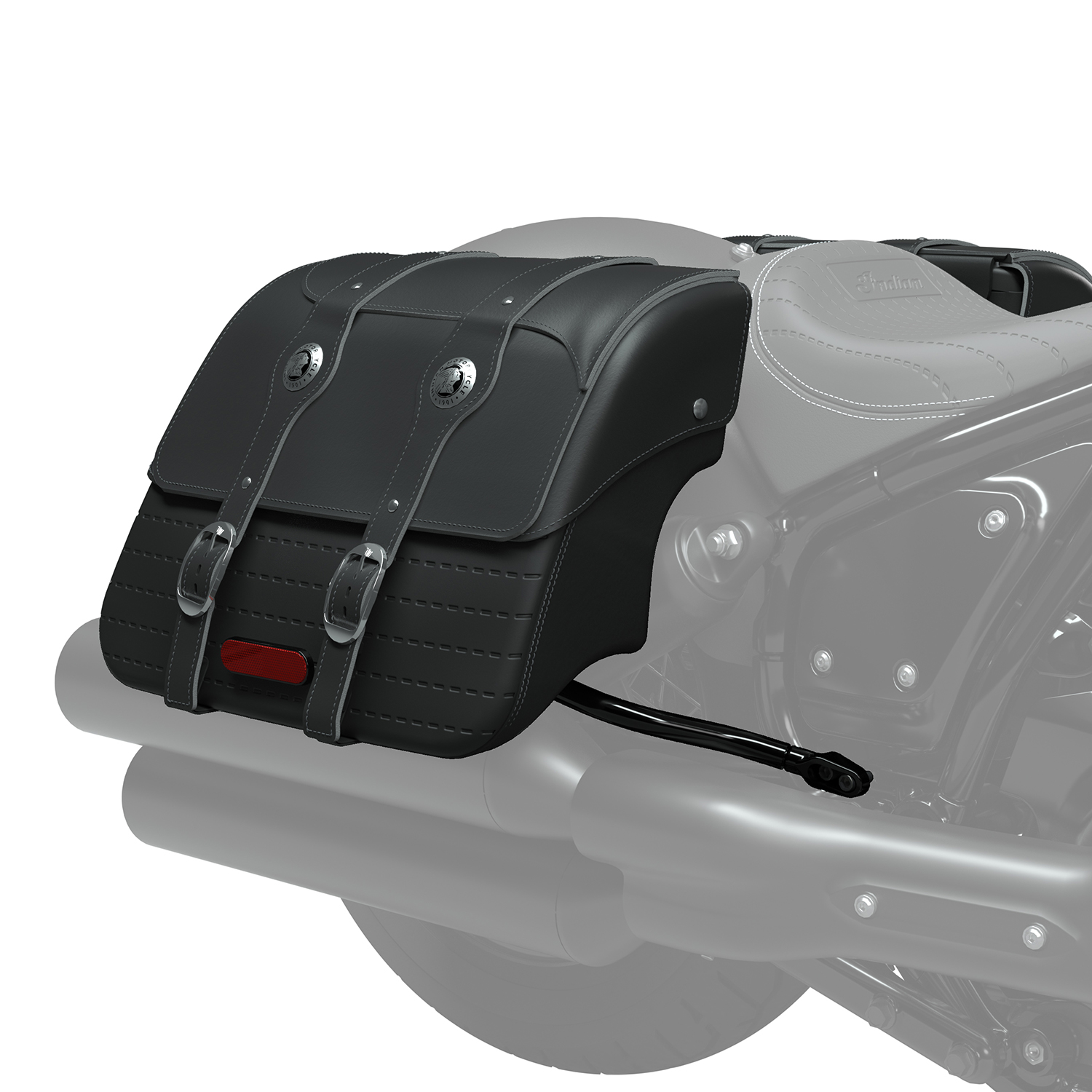 All-Weather Vinyl Saddlebags, Black | Indian Motorcycle