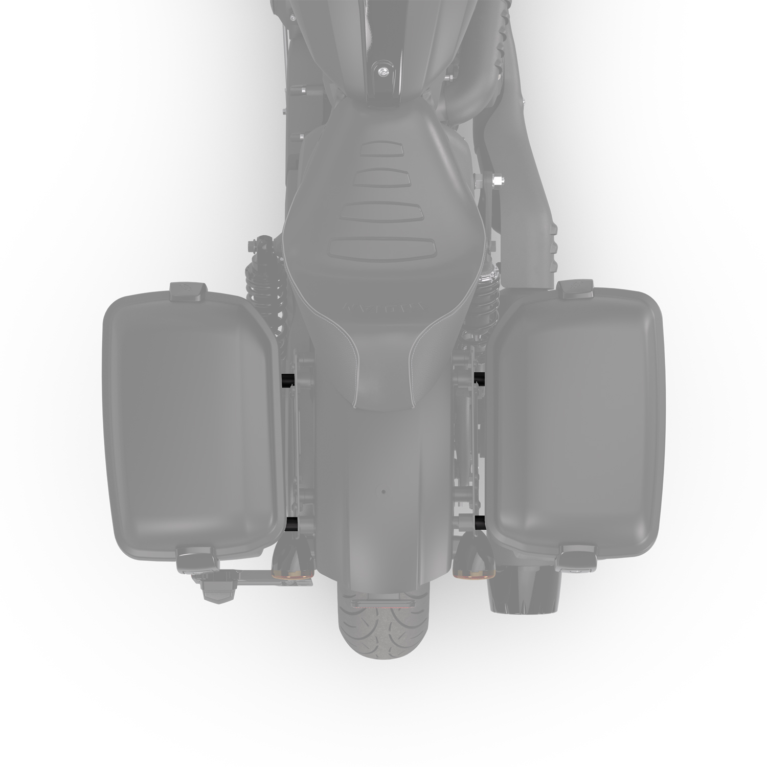 Accessory Saddlebag Mounting Spools, Pair | Indian Motorcycle