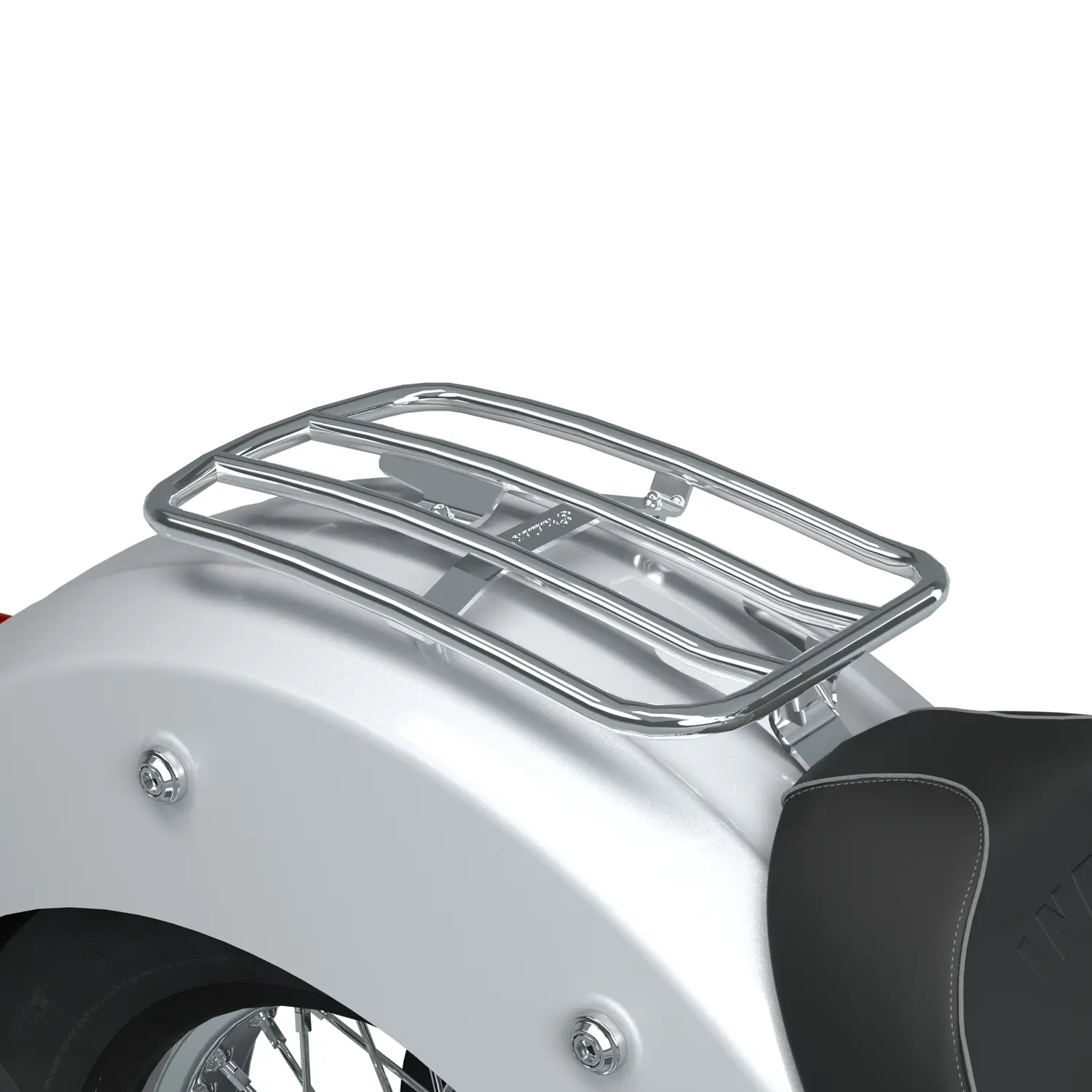 XMT-MOTOR Solo Fender Luggage Rack Compatible with Indian