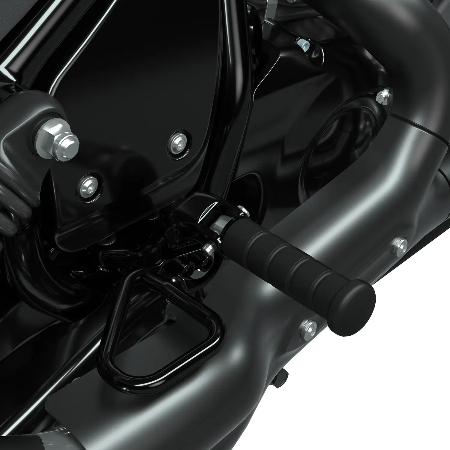 HDBUBALUS Motorcycle Floorboards Rear Passenger Foot Pegs
