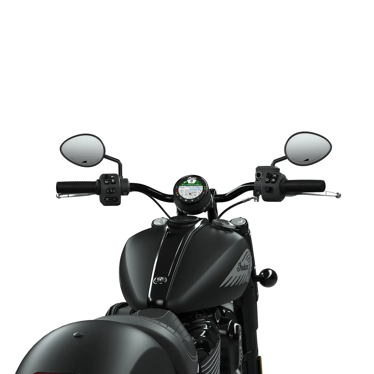 Drag Handlebars, Black Indian Motorcycle EN-CA - Main Image