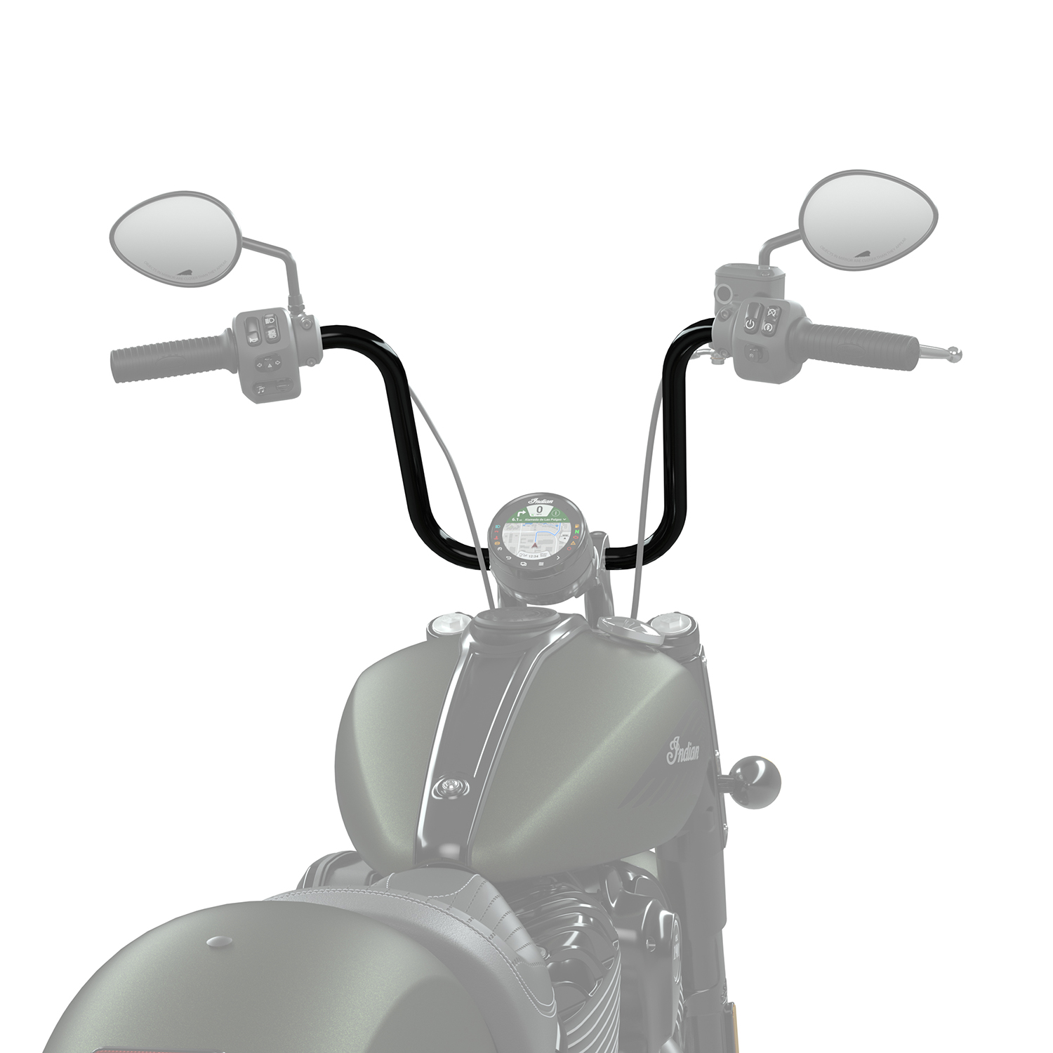 Mini Ape Handlebars, Black | Indian Motorcycle