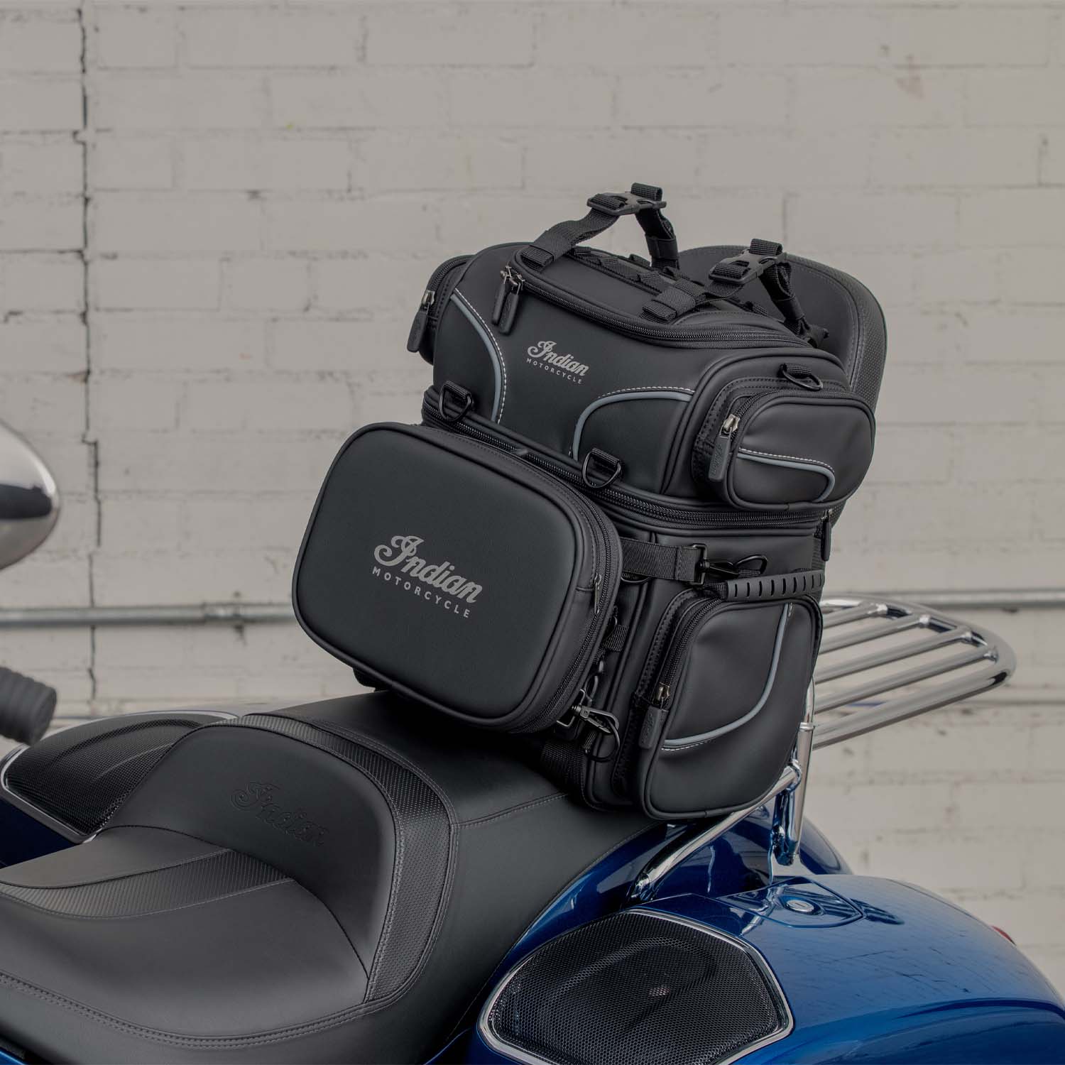 Spirit Lake Rider Backrest Pad, Black | Indian Motorcycle