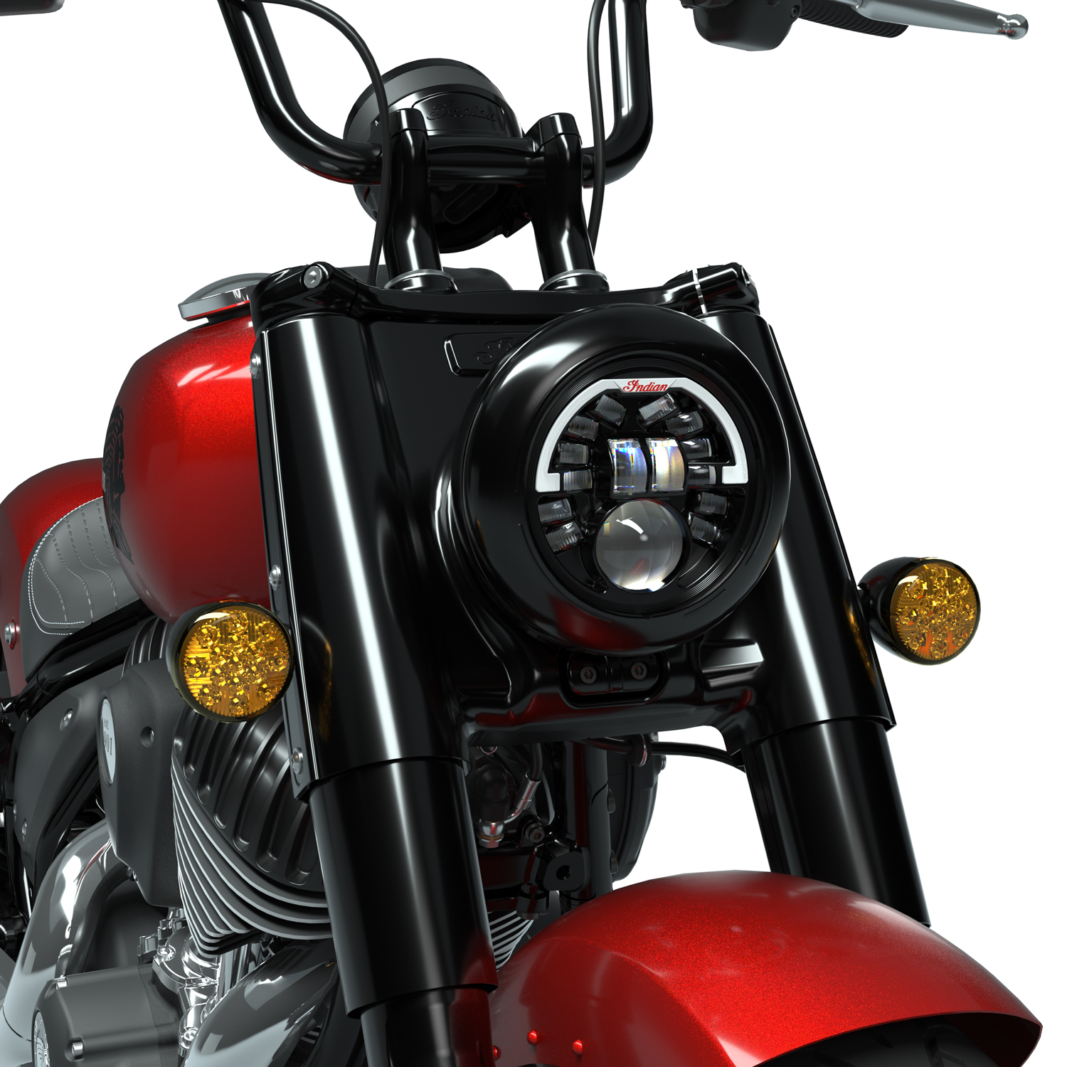 Pathfinder Adaptive Headlight, Black | Indian Motorcycle