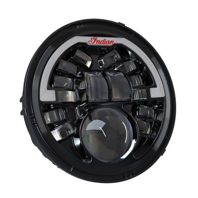Pathfinder 5 3/4 in. Adaptive LED Headlight, Gloss Black