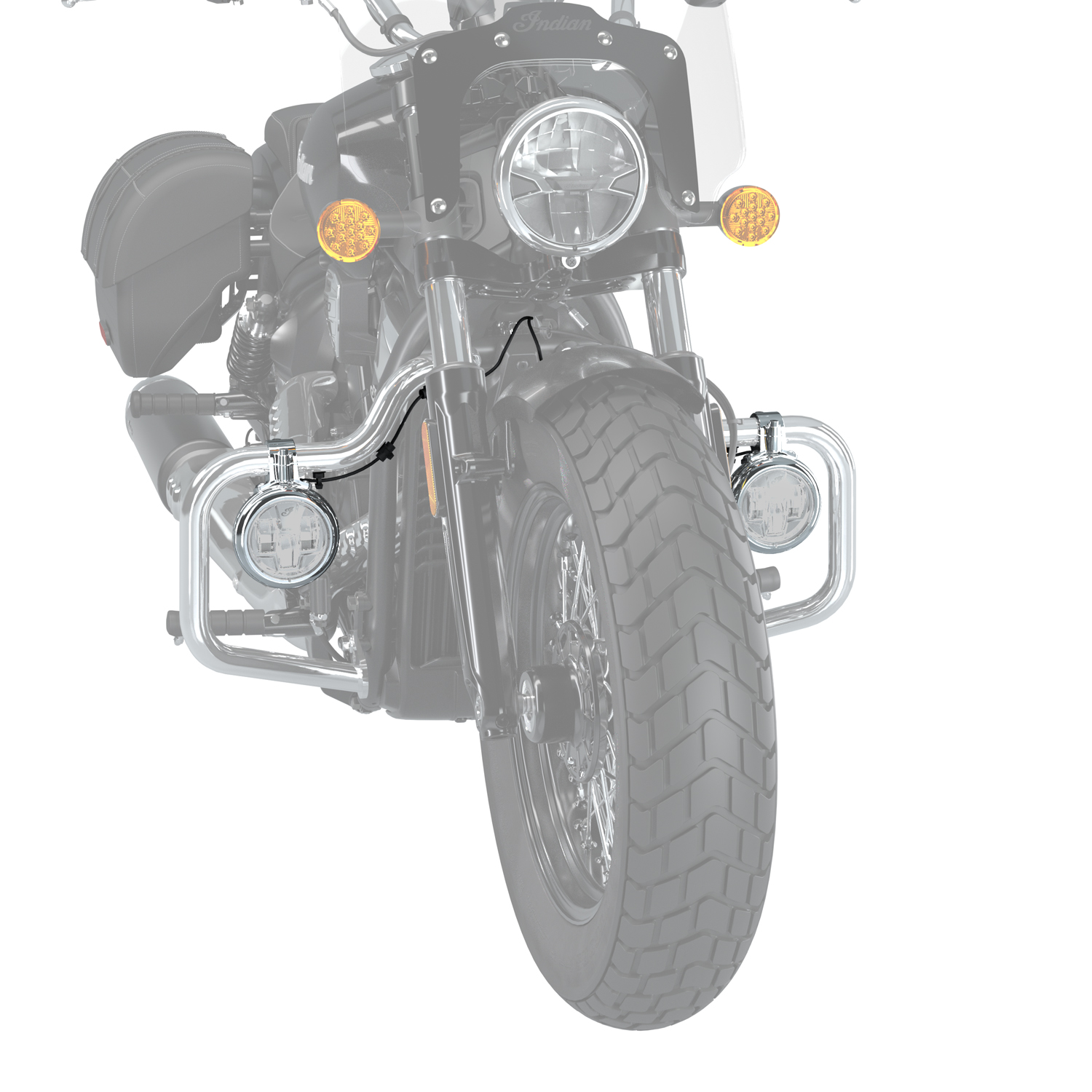 Pathfinder LED Driving Lights Mount | Indian Motorcycle