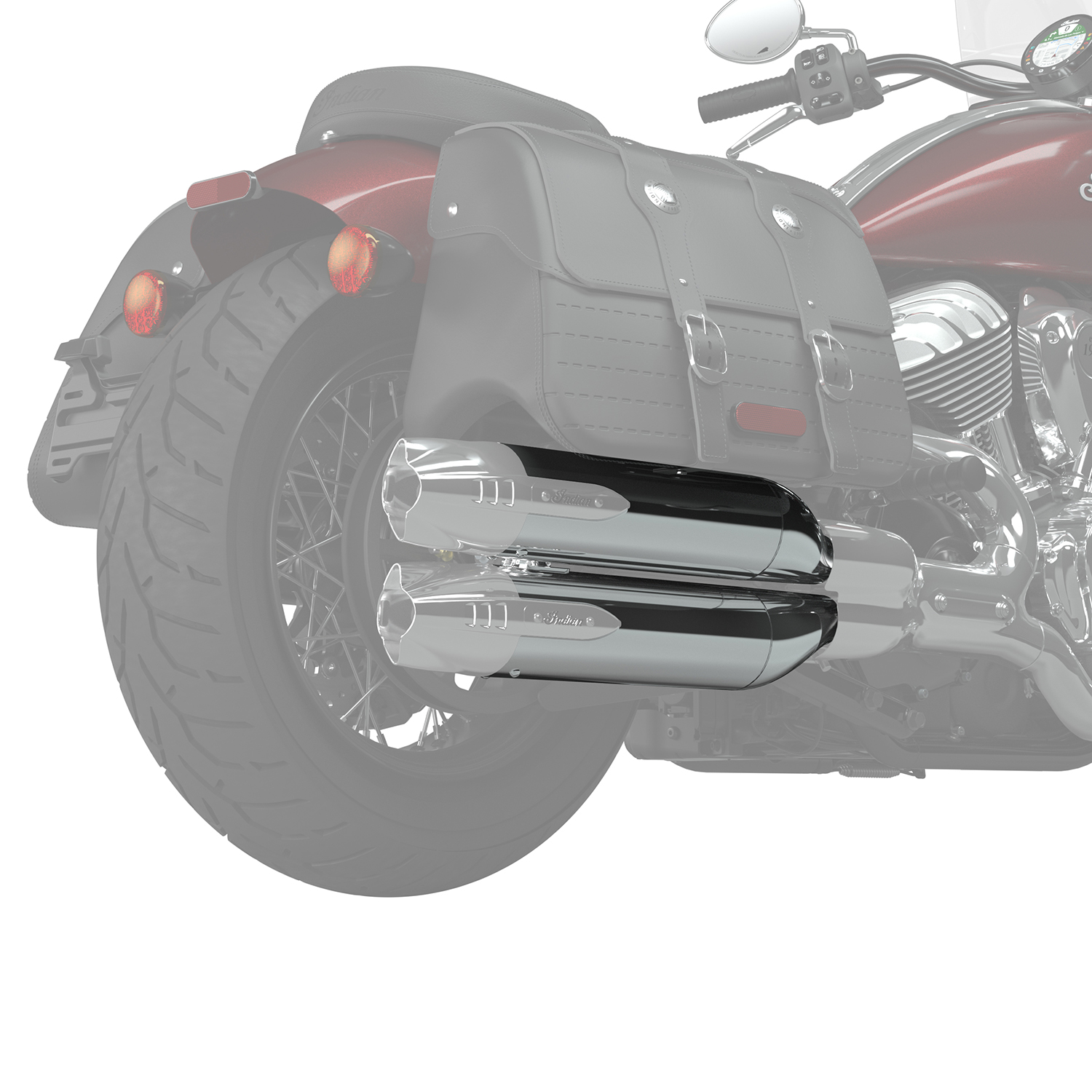 MOTOR STAGE スリップオンマフラー Indian Chief用 Chief Stage 1 Slip-on Exhaust | Indian Motorcycle