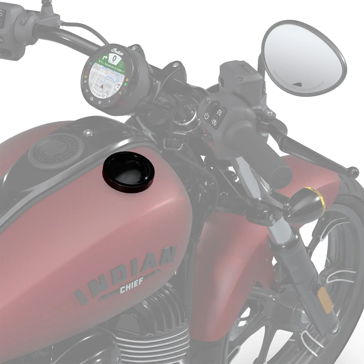 Fuel Cap, Black | Indian Motorcycle