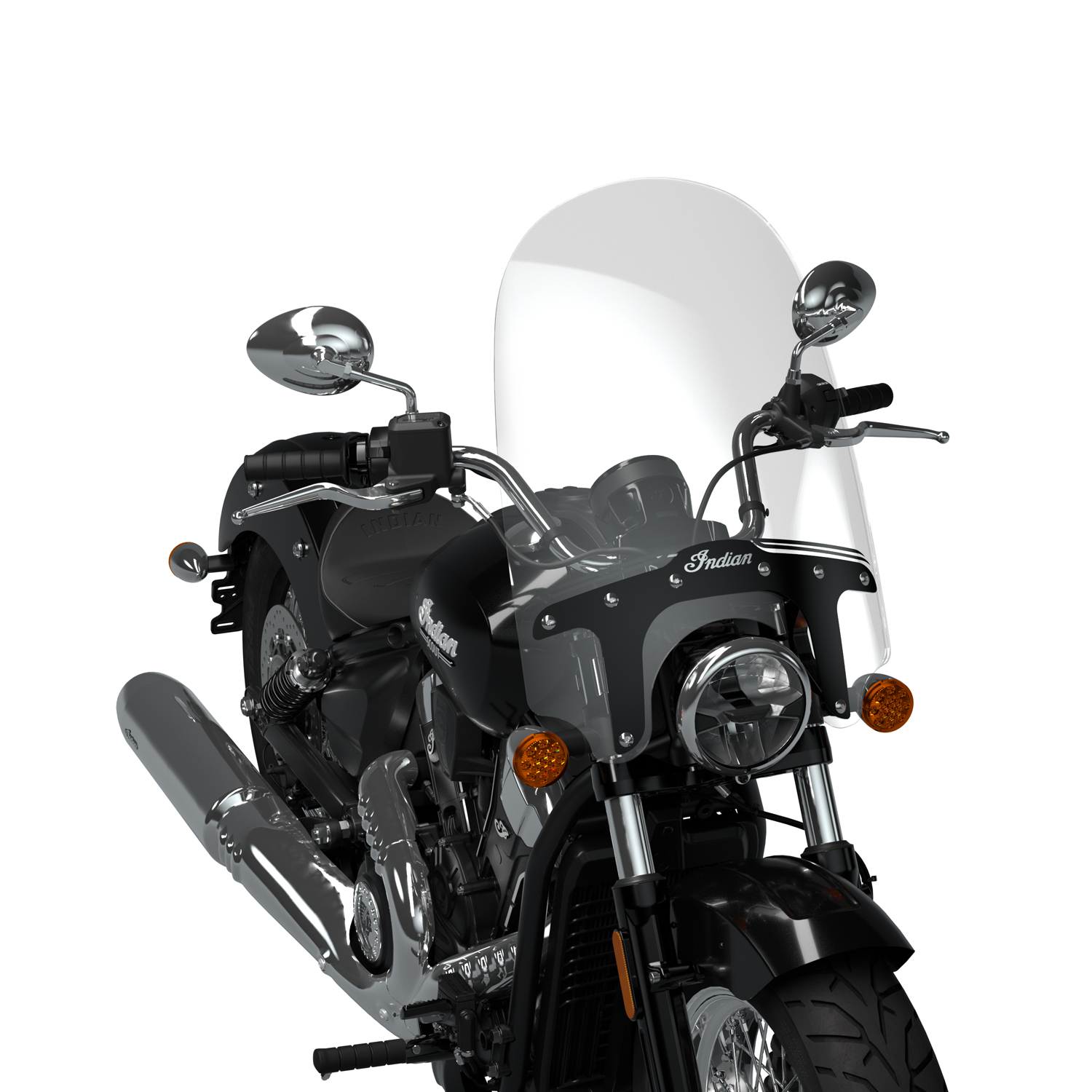 20 in. Quick Release Touring Windshield, Mid | Indian Motorcycle