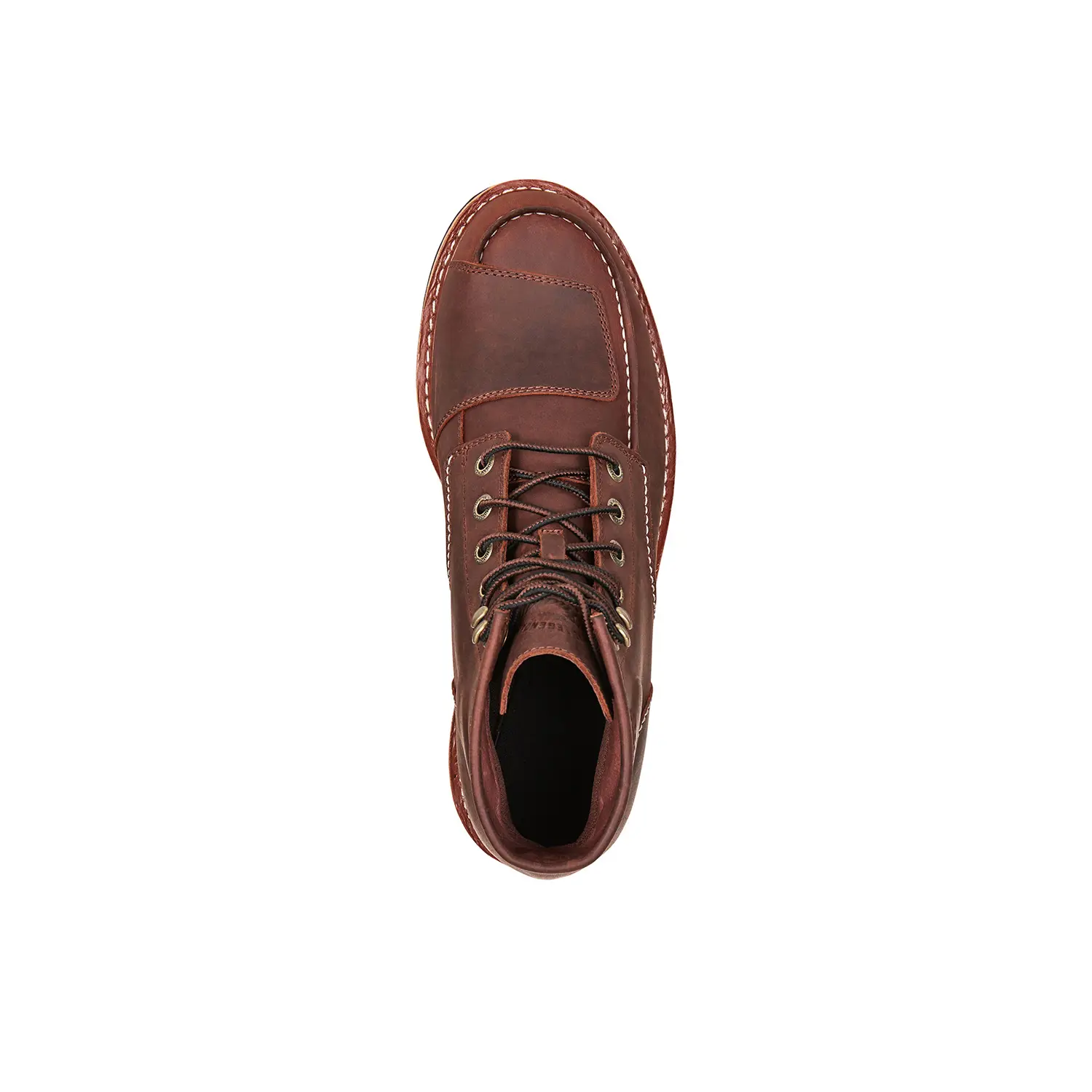 Indian Motorcycle Moc Toe Boots Mens 11 Brown Leather Lace Up Combat Vibram Sole Indian Motorcycle Men main image 4
