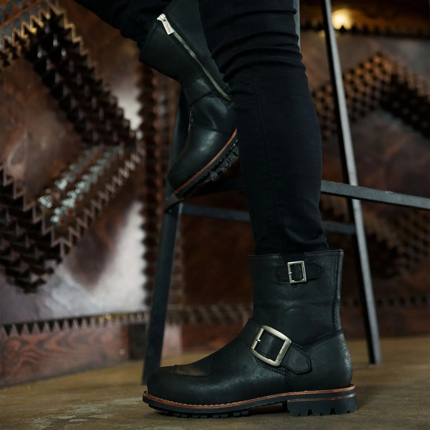 Engineer Boots Indian Motorcycle Riding Boots Women's Short