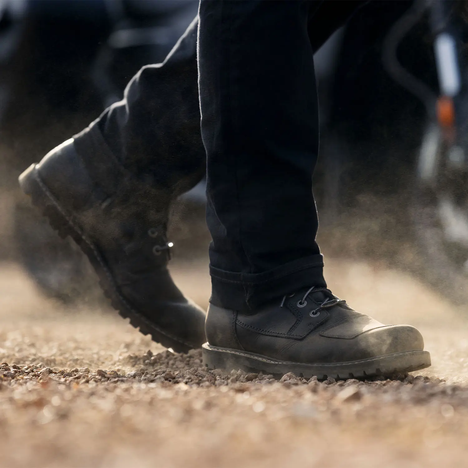 Men's Lace Up Boot, Black Indian Motorcycle