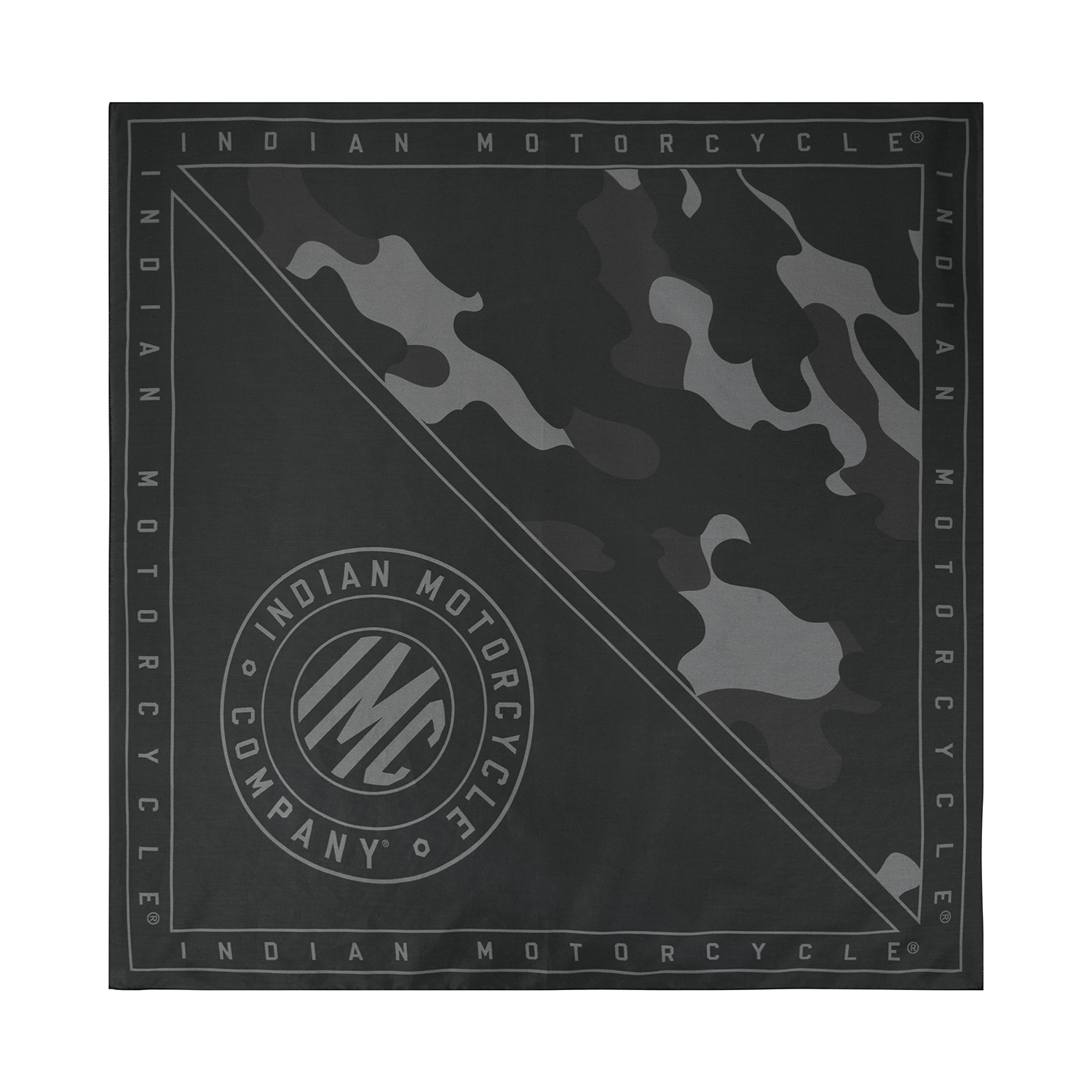 Camo Bandana, Black | Indian Motorcycle US