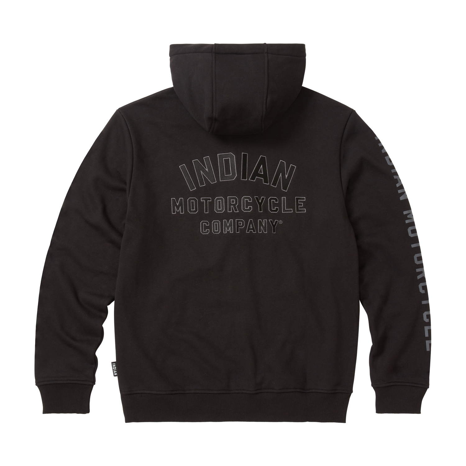 Men's Embroidered Hoodie, Black | Indian Motorcycle