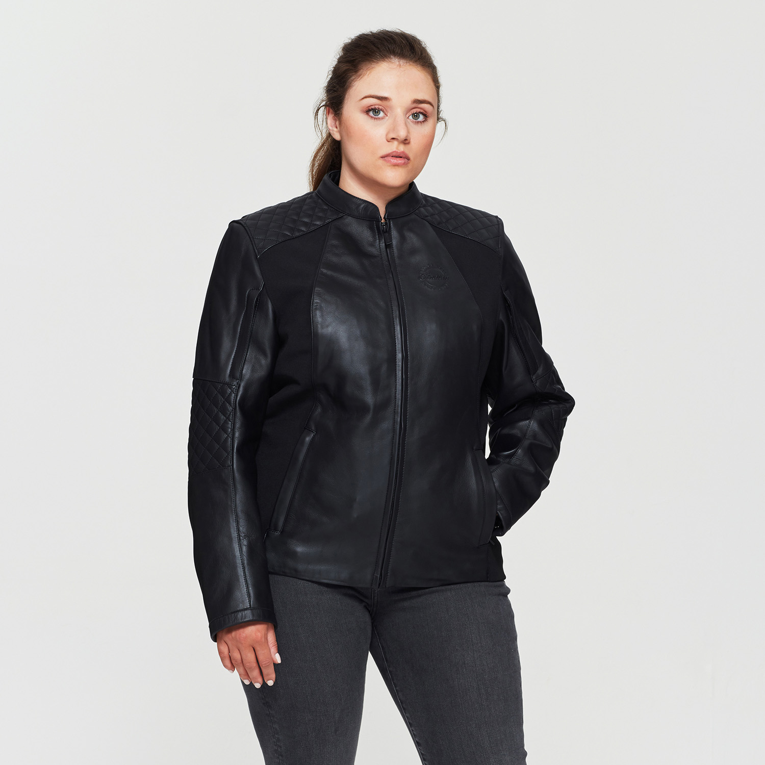 Women's Drew Leather Jacket, Black | Indian Motorcycle Women's Drew Leather Jacket, Black | Indian Motorcycle