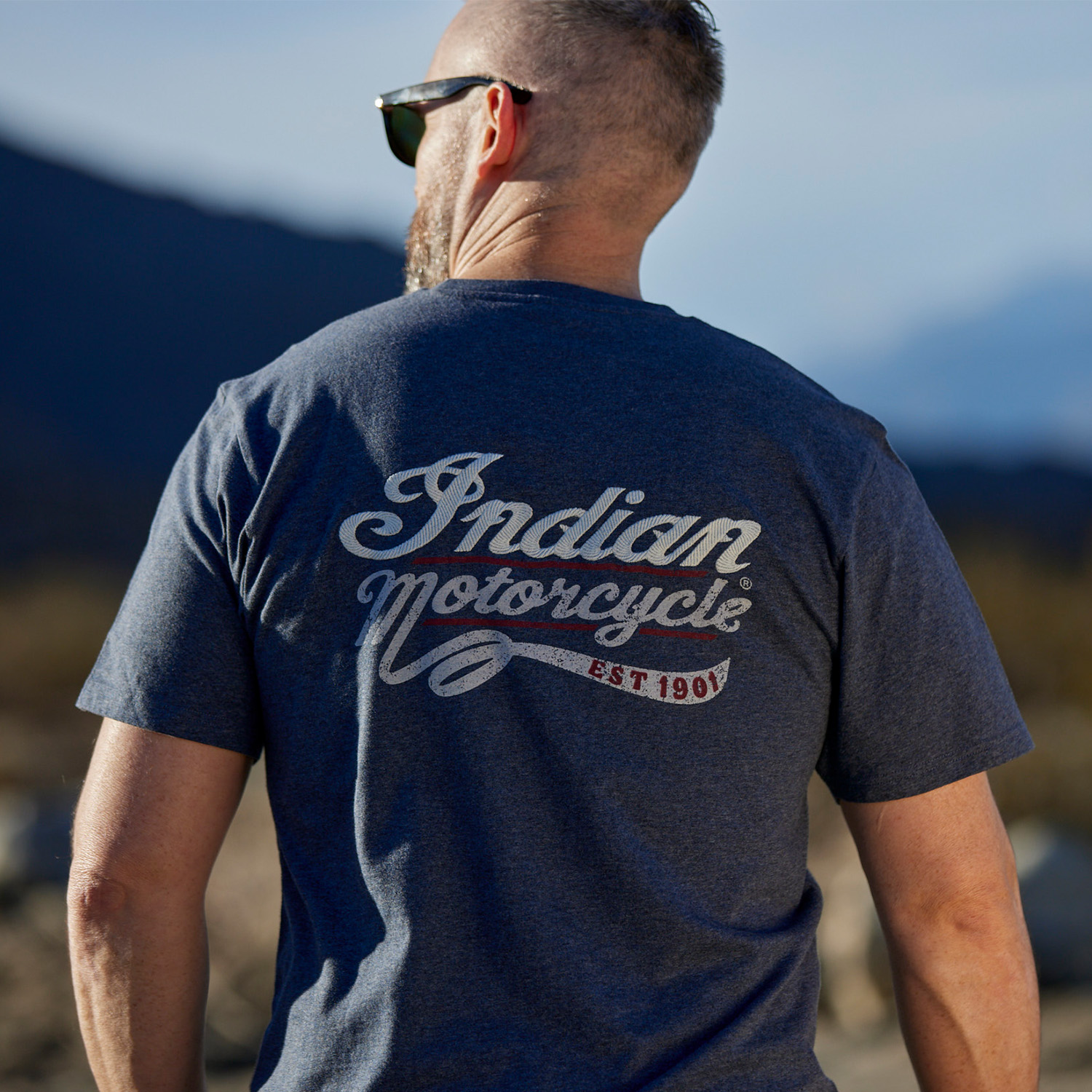 トップス Indian motorcycle denim shirt Men's Heritage Denim Shirt, Navy | Indian Motorcycle