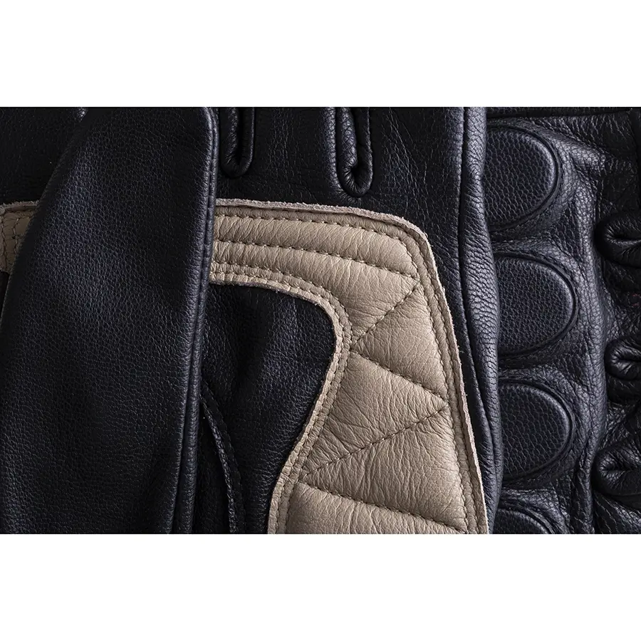 BUSINESS SQUARE BS Gants Mitaines de Conduite Homme en Cuir de Vachette