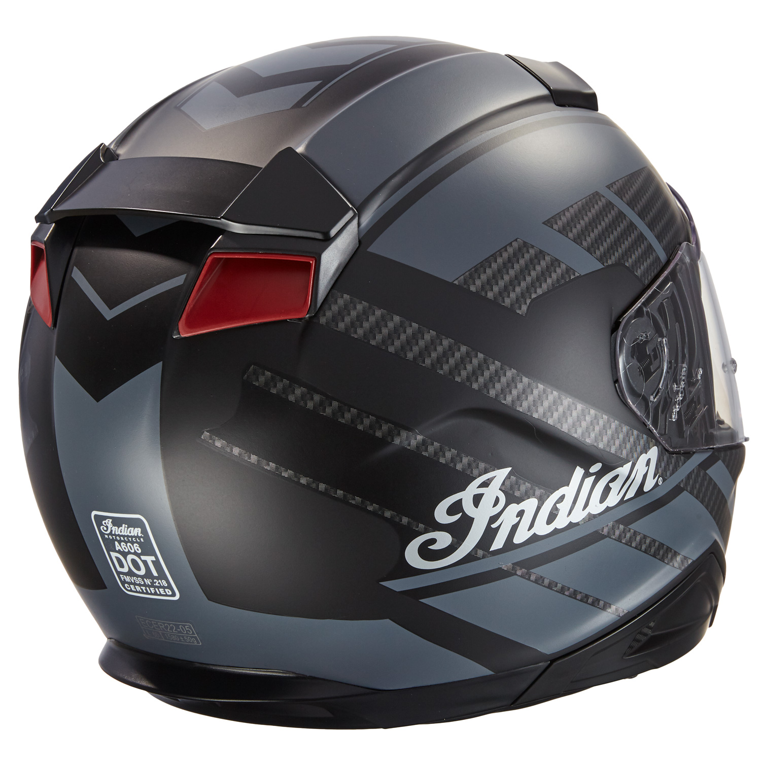 Indian Motorcycle Full Face Matte Sport Helmet, Black | eBay