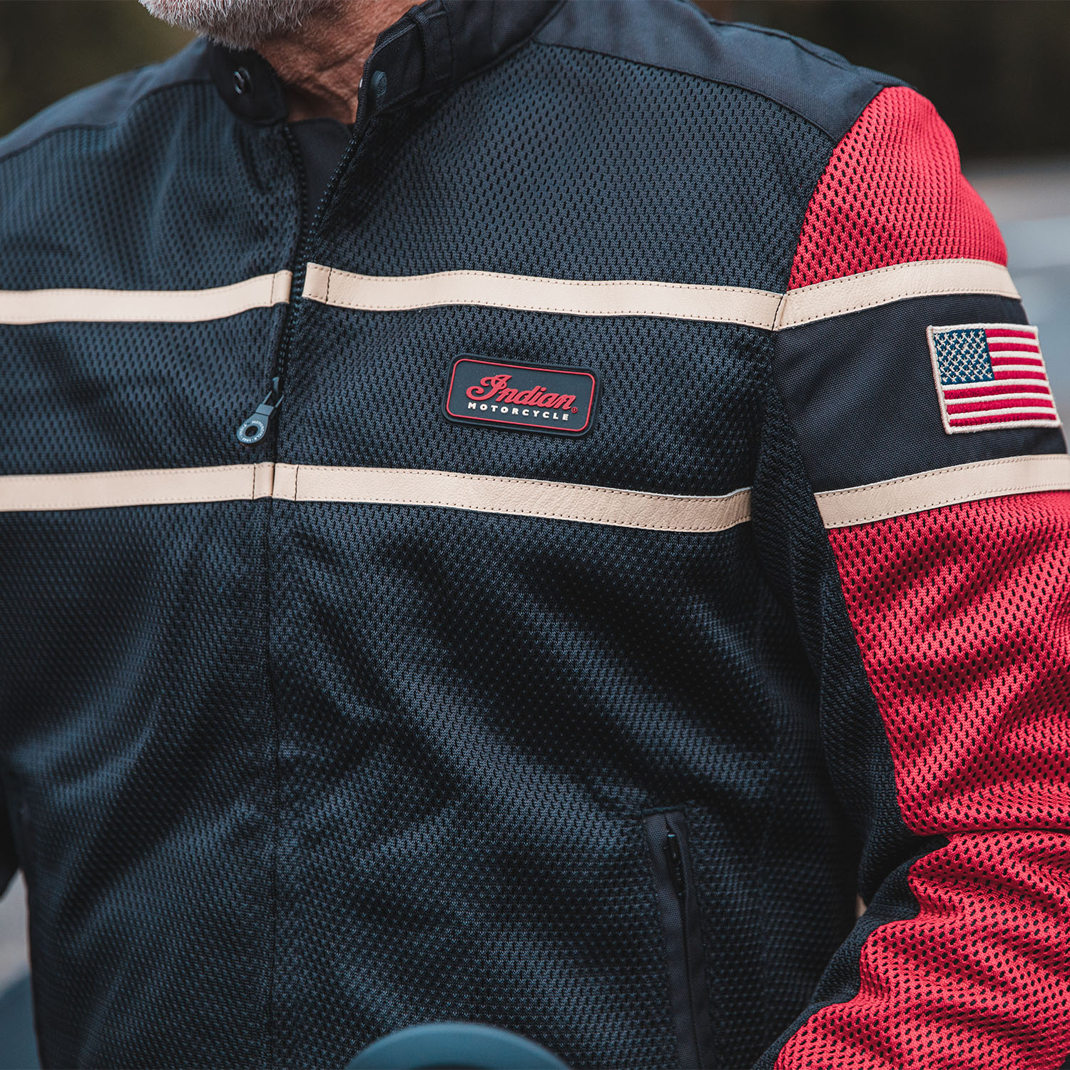 Men's Arlington Mesh Jacket, Black | Indian Motorcycle