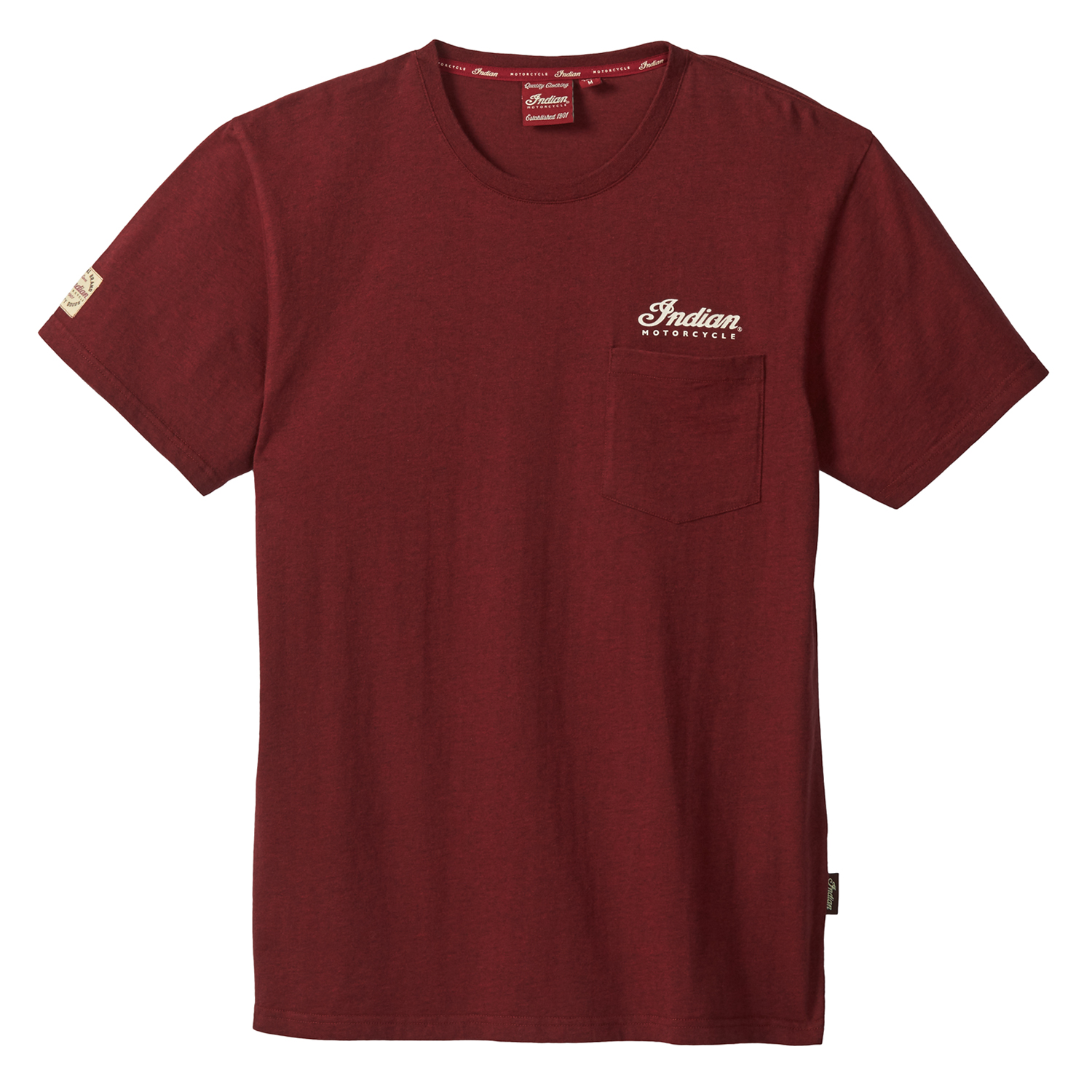 Men s Motorcycle T Shirt Red Indian Motorcycle