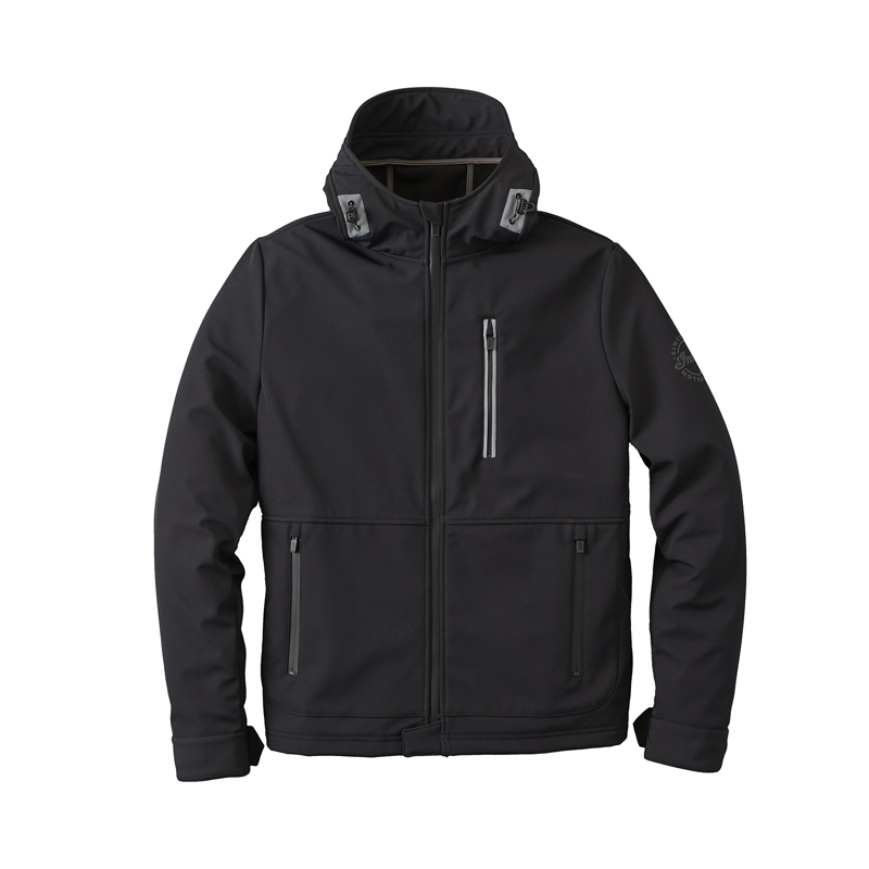 Men's Casual Softshell Jacket, Black Indian Motorcycle