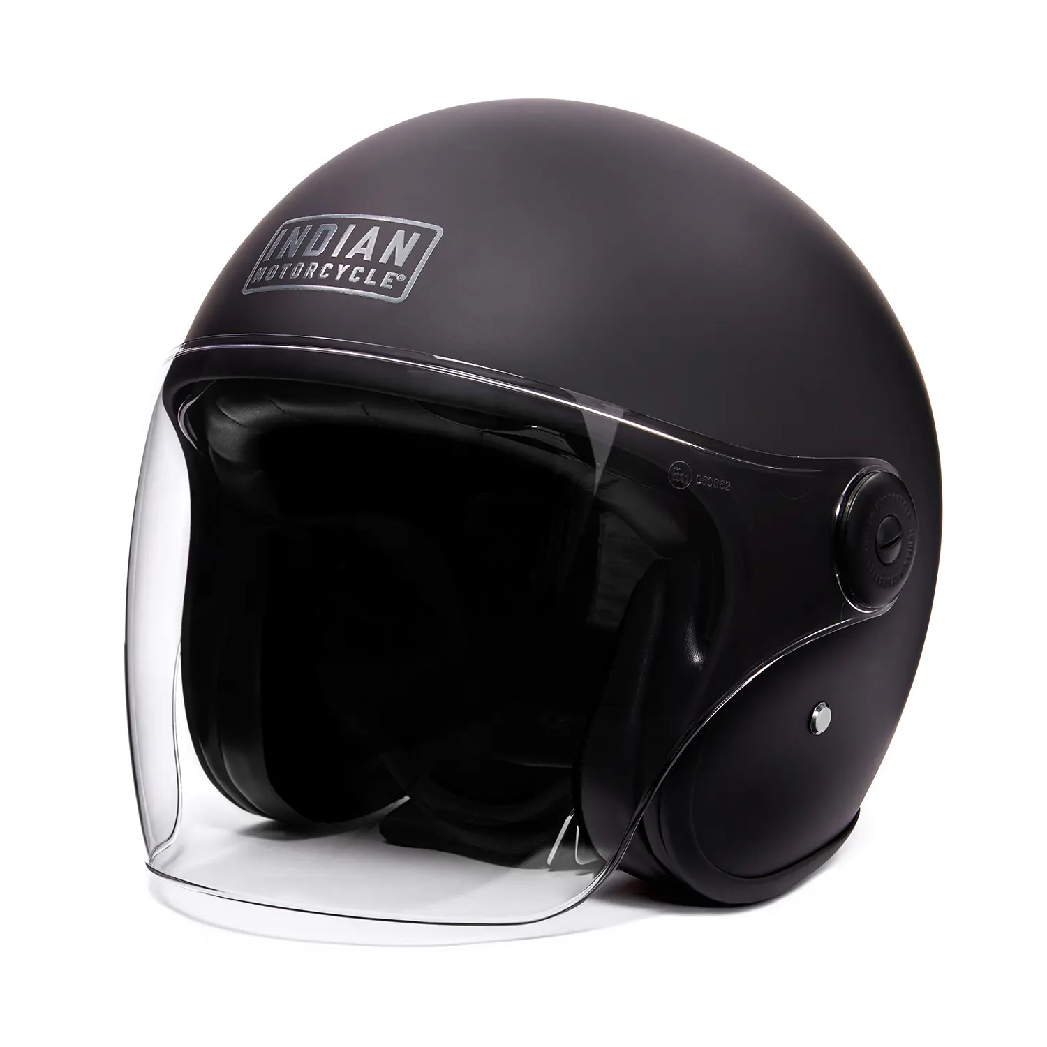 Unisex Matte Jet Helmet, Black | Indian Motorcycle