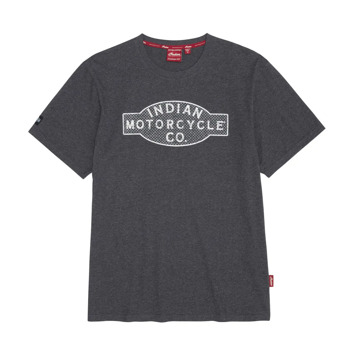 1901 Vintage Style Indian Motorcycle Heather Performance Tee