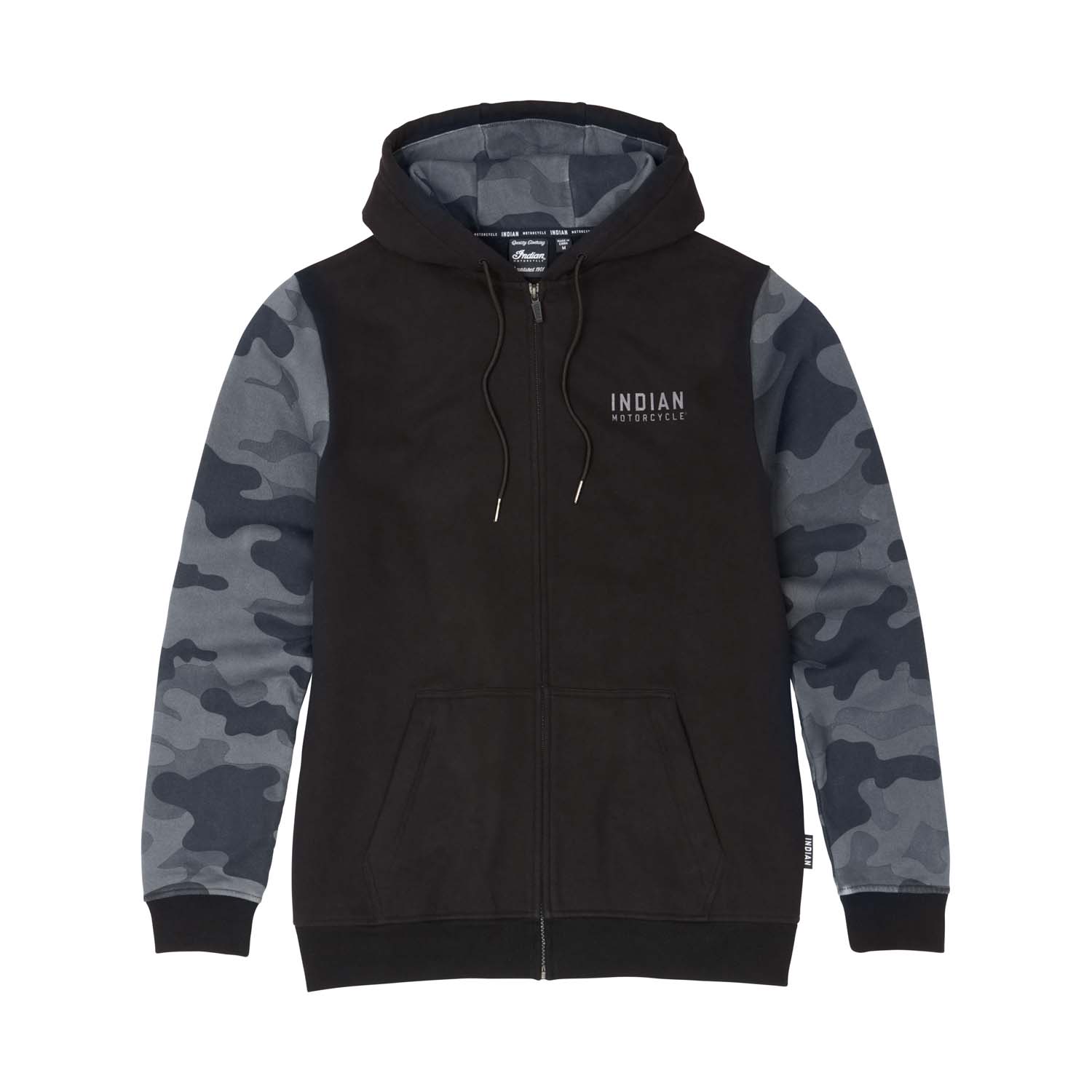 Men's IMC Camo Hoodie, Black | Indian Motorcycle