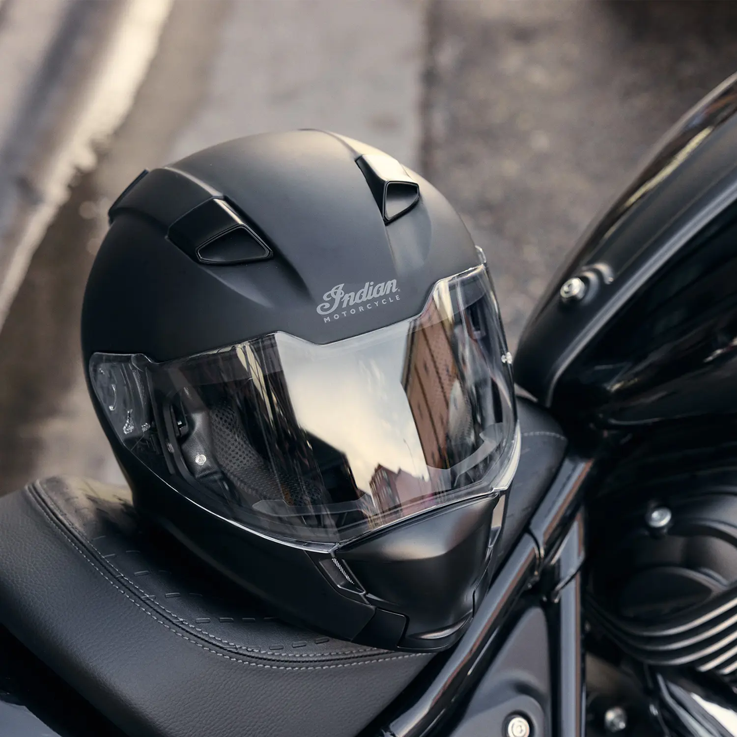 Sport Full Face Matte Helmet, Black (XS-S) Indian Motorcycle