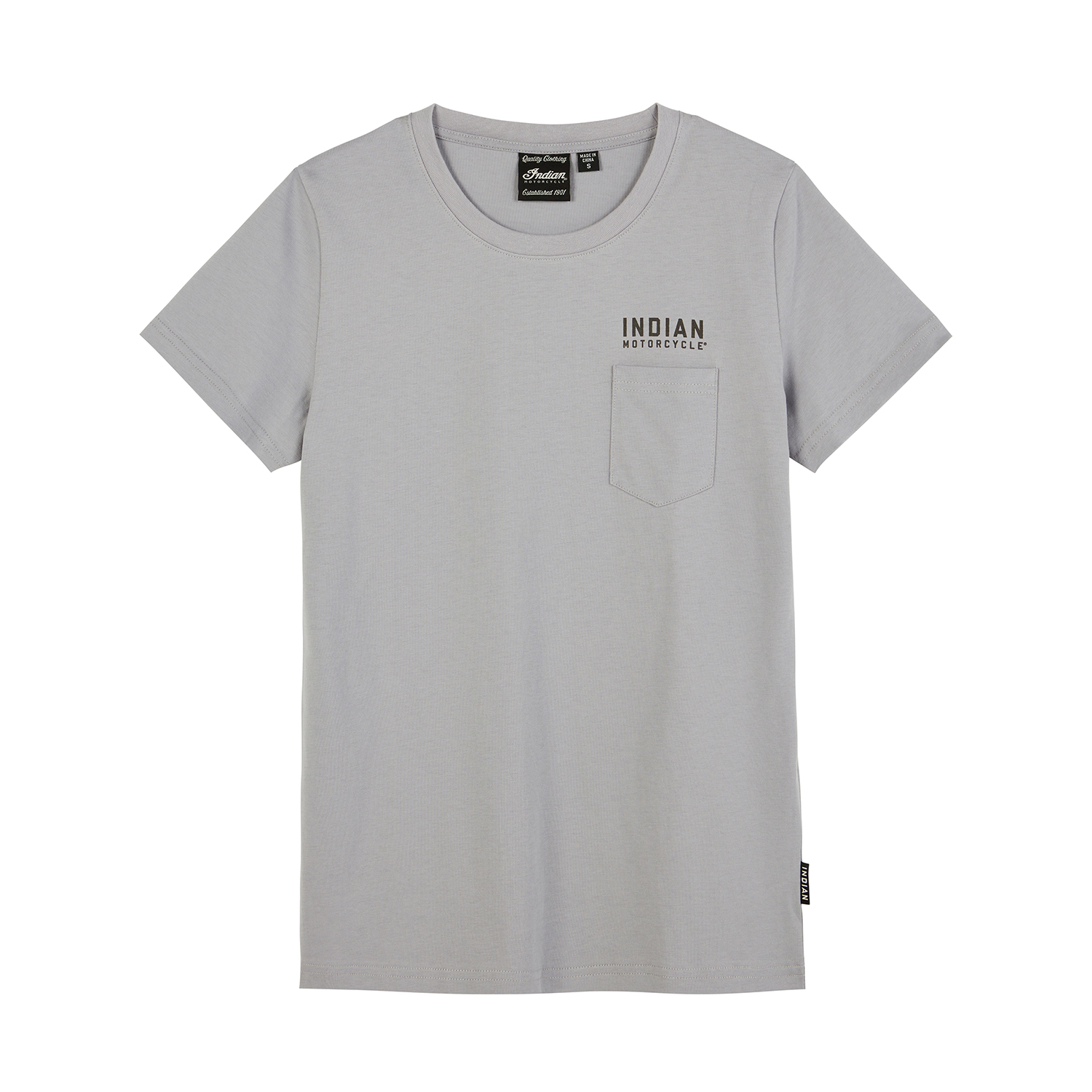 Women's True Craftsmanship USA T-Shirt, Gray | Indian Motorcycle